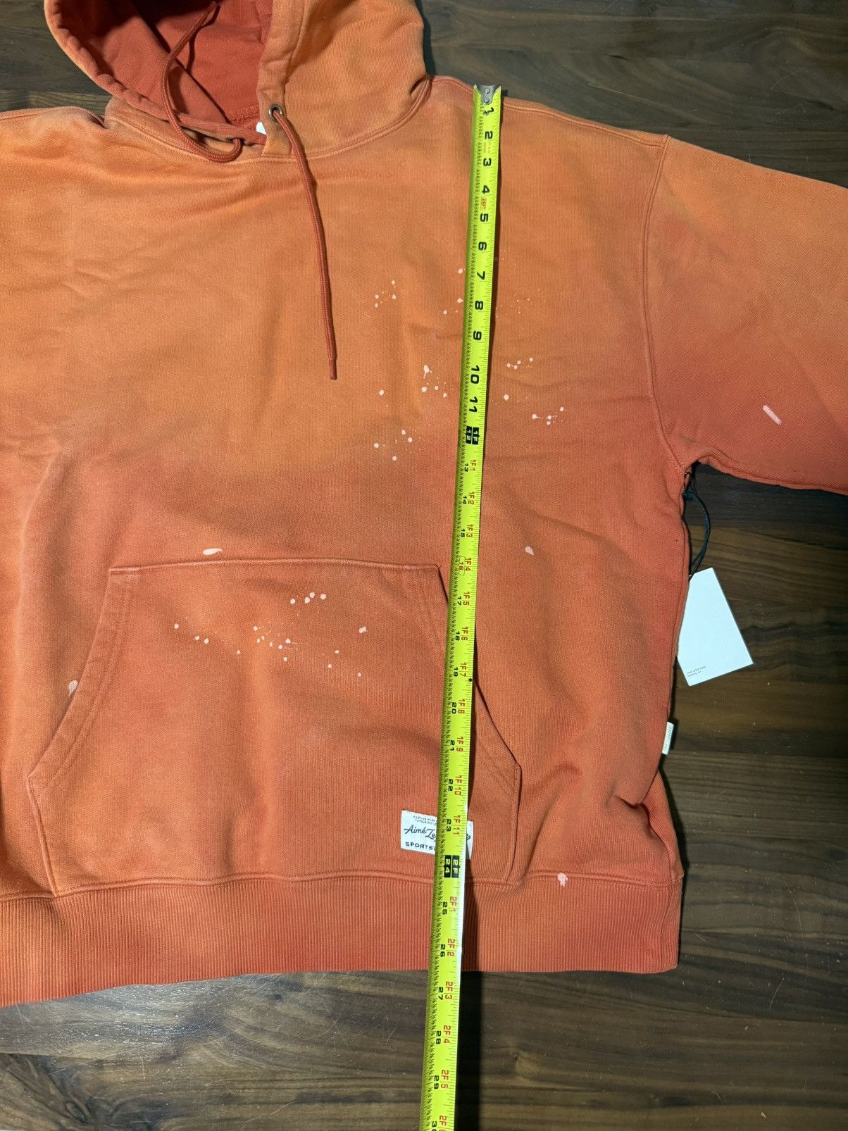 Aime Leon Dore Aime Leon Dore Aimé Paint Splatter Hoodie Faded Orange Sz XL Size US XL / EU 56 / 4 - 6 Thumbnail