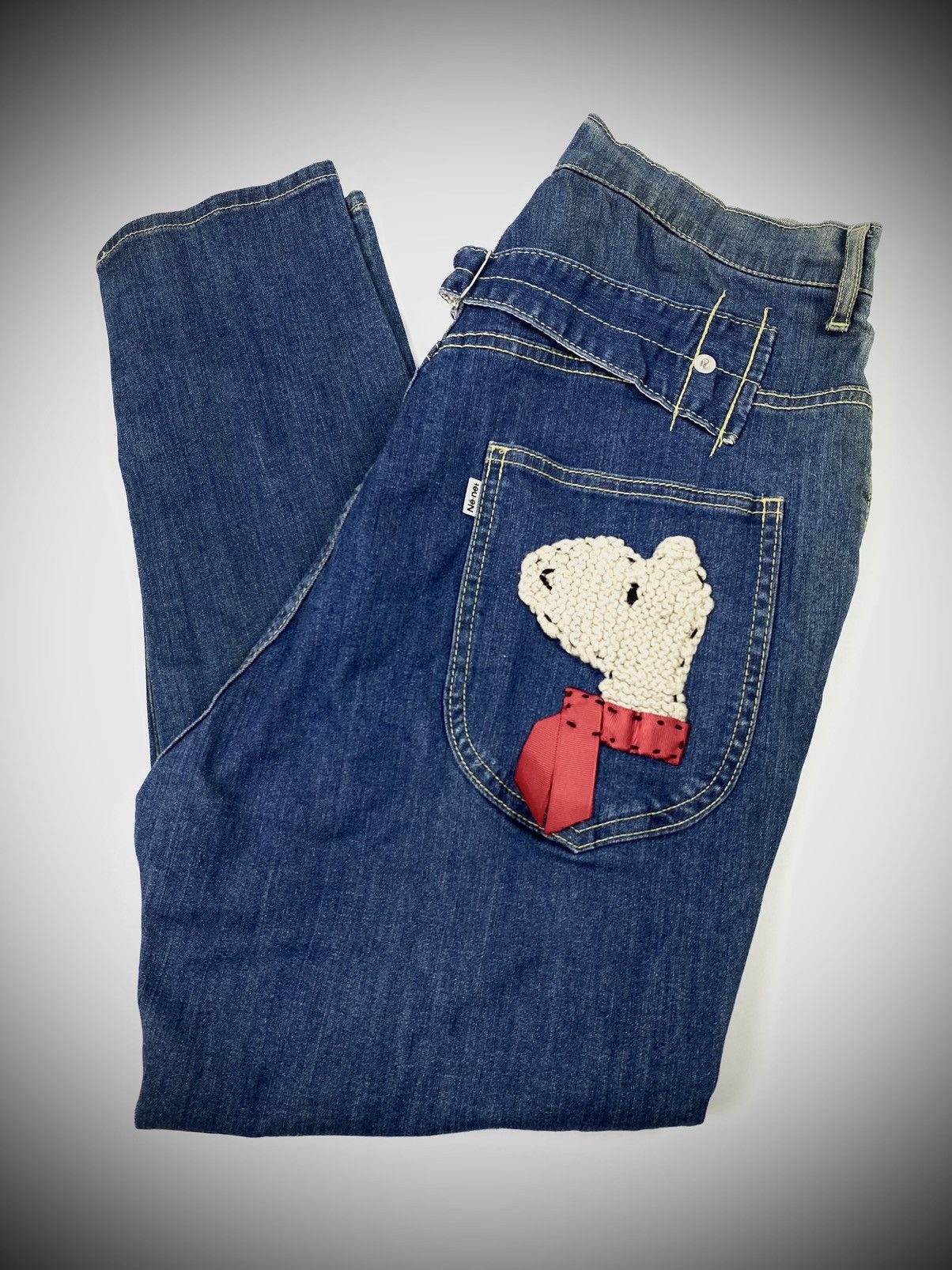 Issey Miyake × Japanese Brand × Ne-Net nenet wide leg bucle back pant Size US 28 / EU 44 - 2 Thumbnail