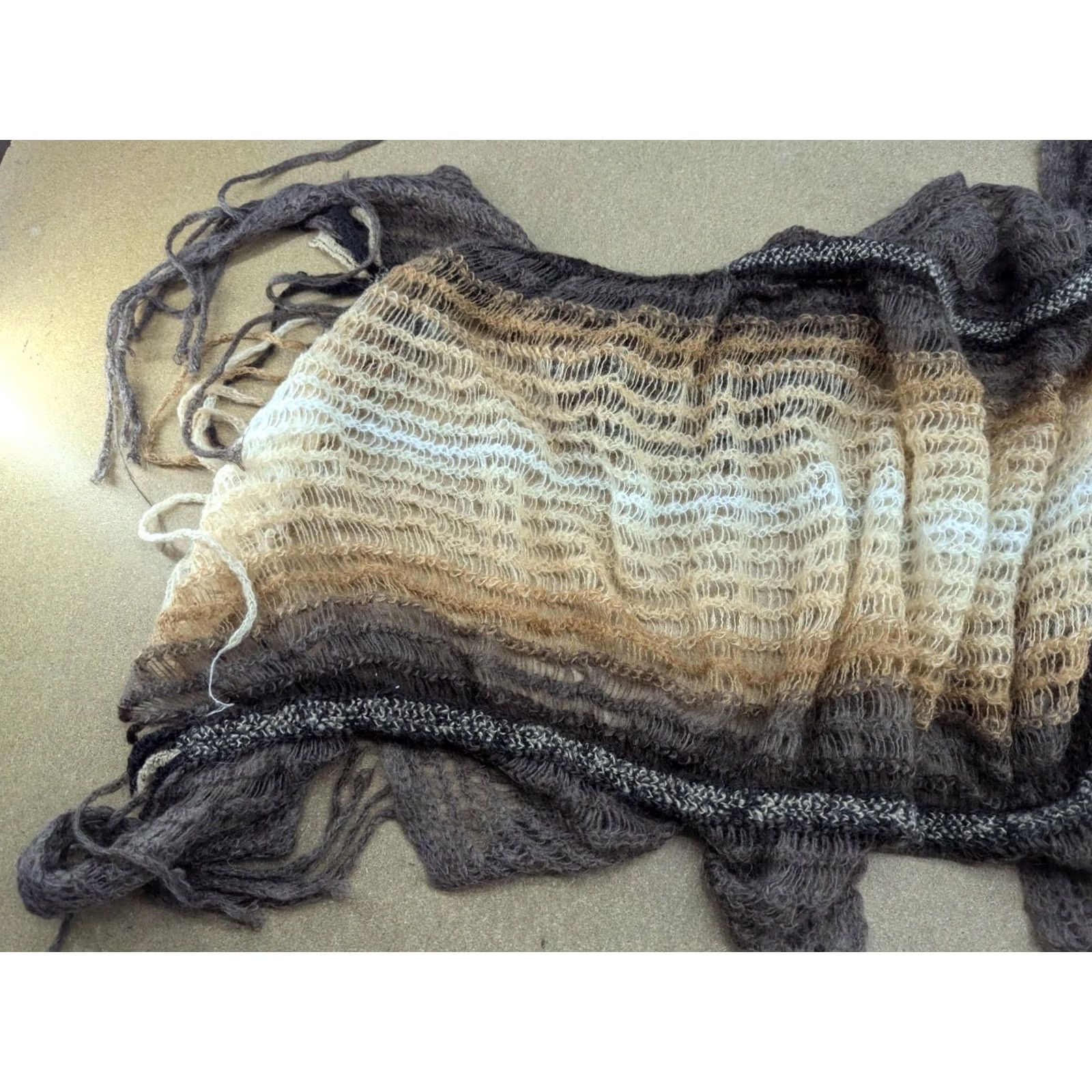 Missoni MISSONI Womens Scarf Long Mohair Blend Made in Italy Multicolor 70" Size ONE SIZE - 3 Thumbnail