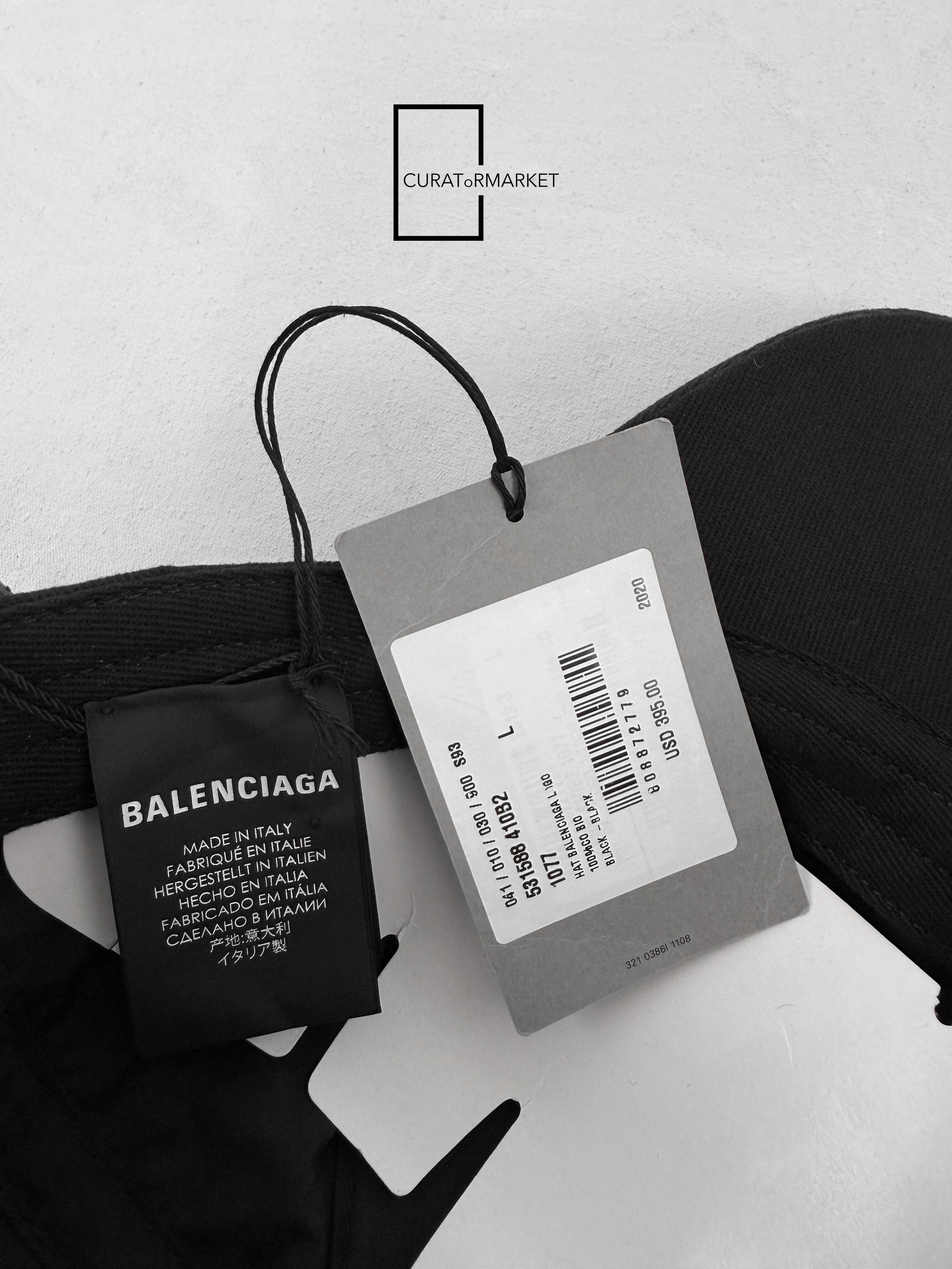 Balenciaga Large Iconic Embroidered Logo Brim Classic Baseball Cap FW23 Size ONE SIZE - 4 Thumbnail