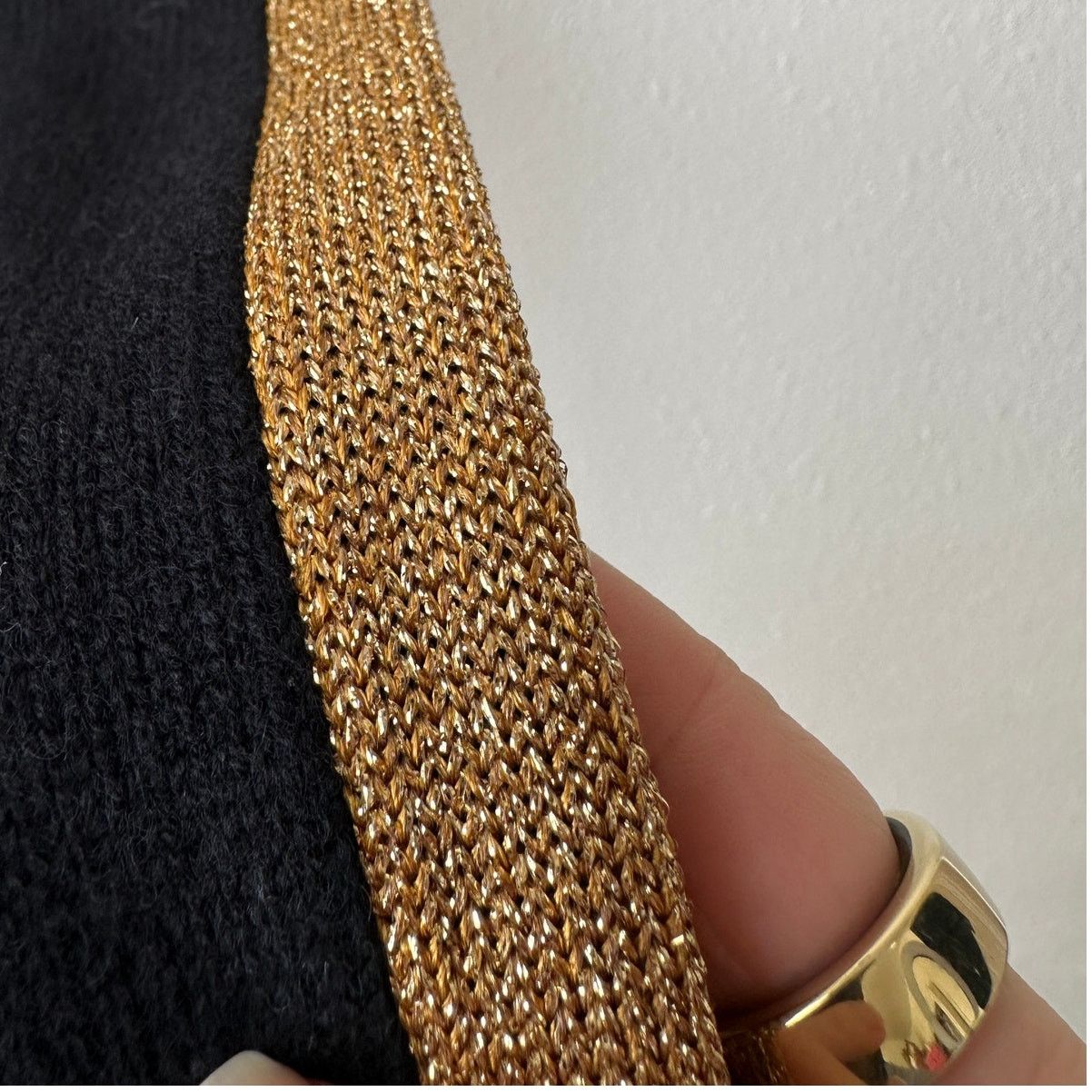 Bella Freud NWT Bella Freud Billie Jean Gold Stripe Turtleneck Sweater M Size M / US 6-8 / IT 42-44 - 11 Thumbnail
