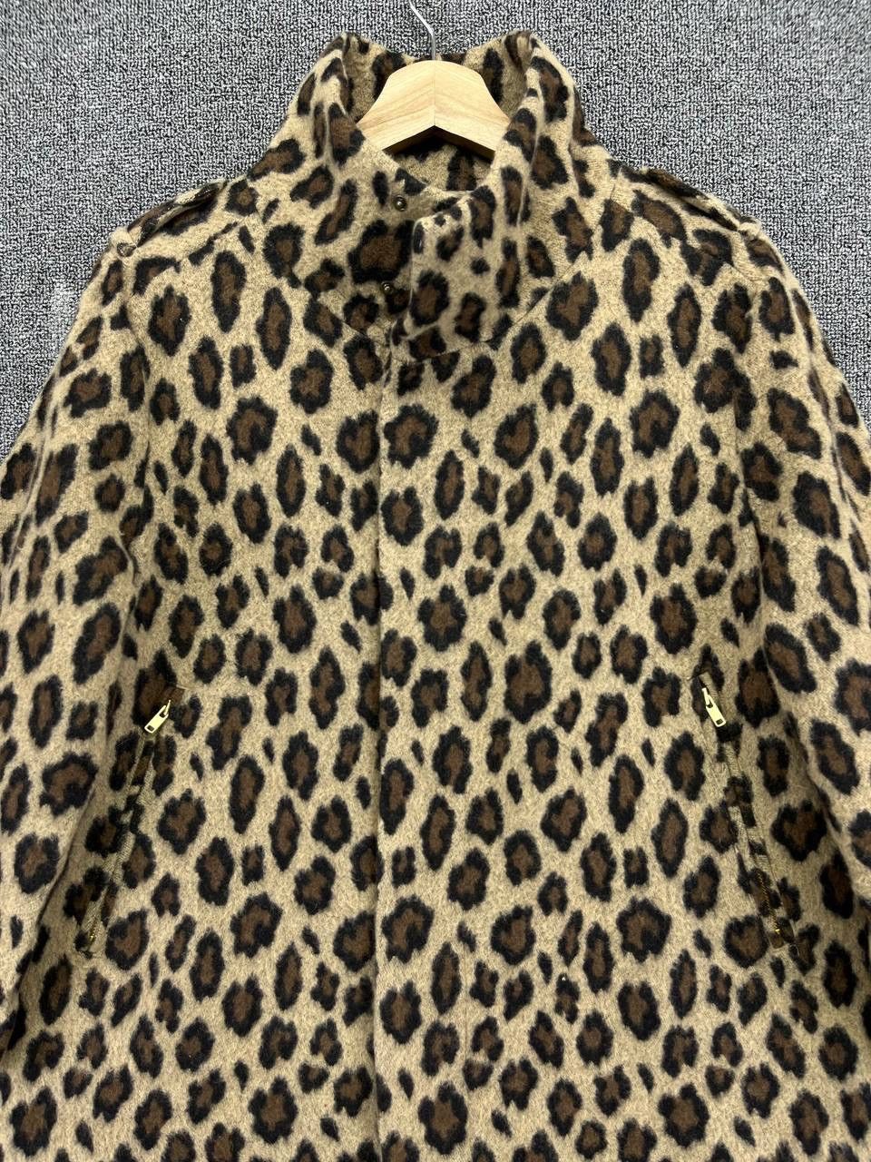 Japanese Brand Vintage Pinceau Leopard Style Wool Jacket Size M / US 6-8 / IT 42-44 - 5 Thumbnail