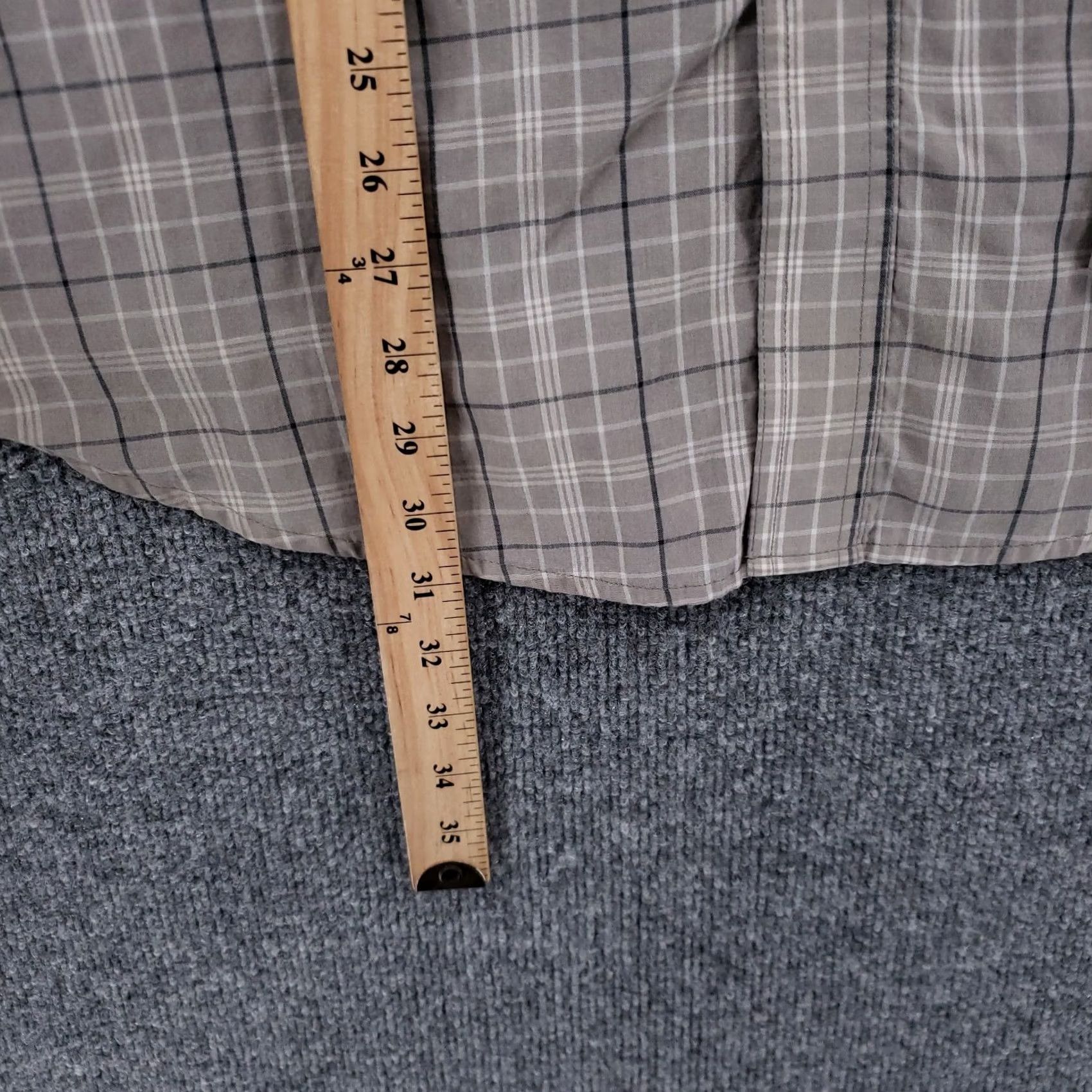 Wrangler Wrangler Shirt Mens L Large Gray Button Up Long Sleeve Plaid Size US L / EU 52-54 / 3 - 6 Thumbnail