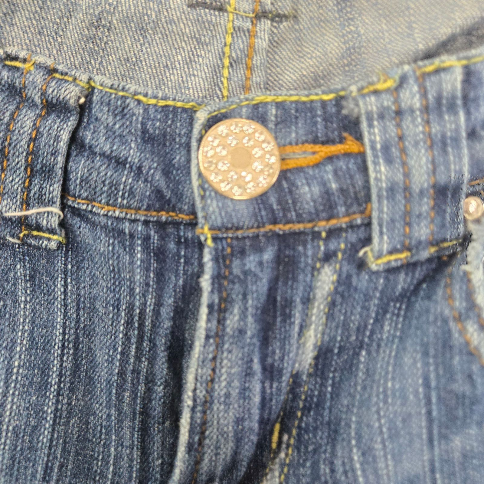 Vintage Y2K Low Rise Medium Wash Bootcut Jeans Size 5 Size 27" / US 4 / IT 40 - 8 Thumbnail