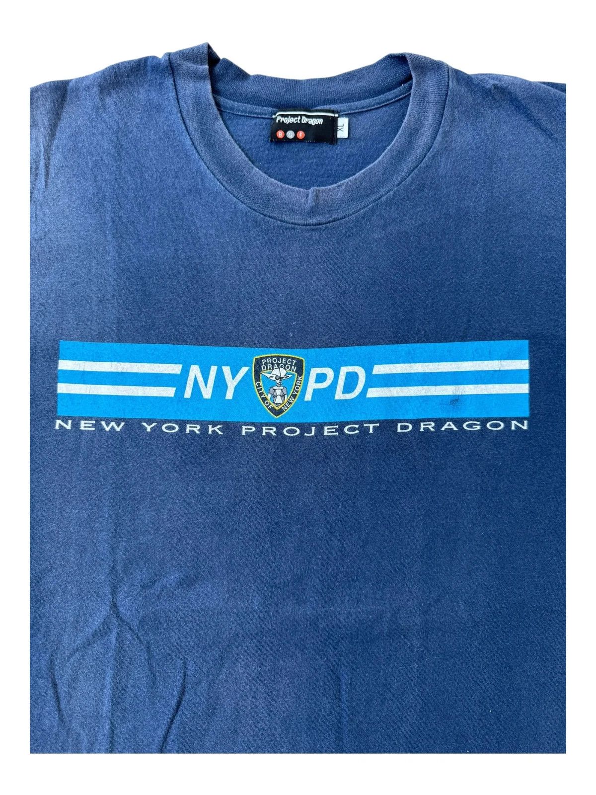 Futura Vintage 1990's Project Dragon 'NYPD' Tee Size US L / EU 52-54 / 3 - 4 Thumbnail