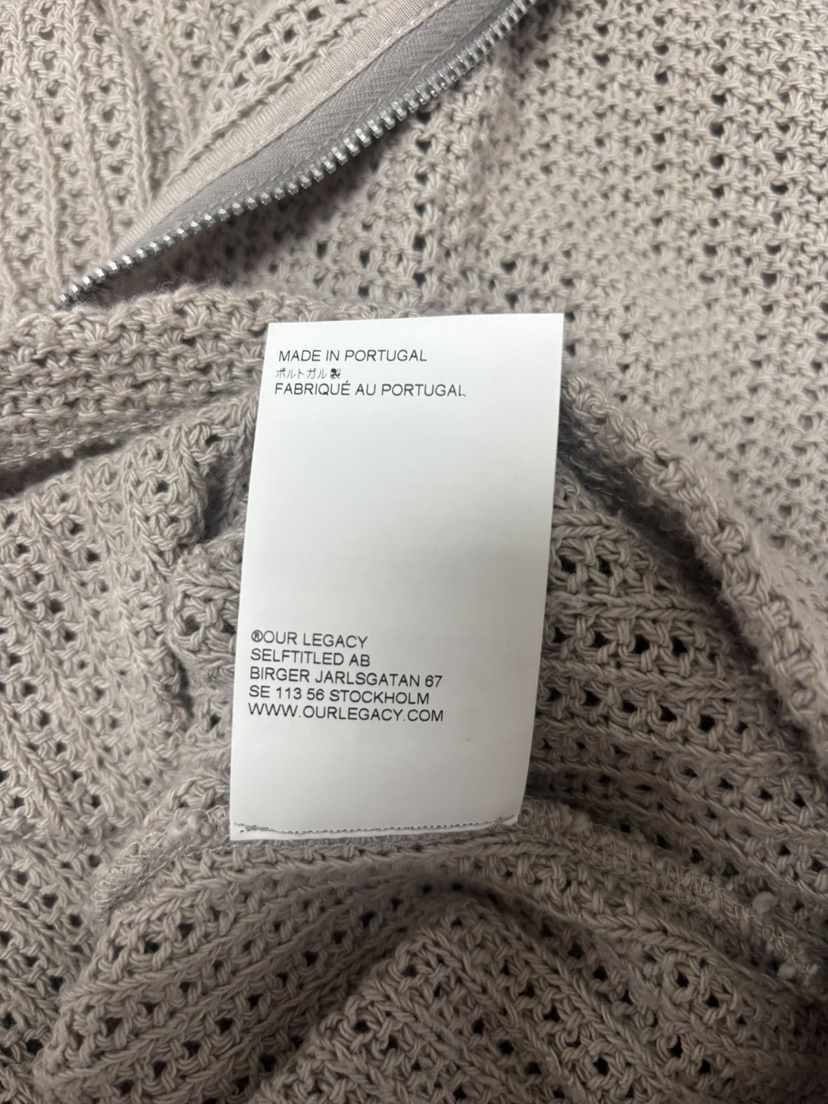 Our Legacy Our Legacy Shrunken Fullzip polo Size US S / EU 44-46 / 1 - 6 Thumbnail