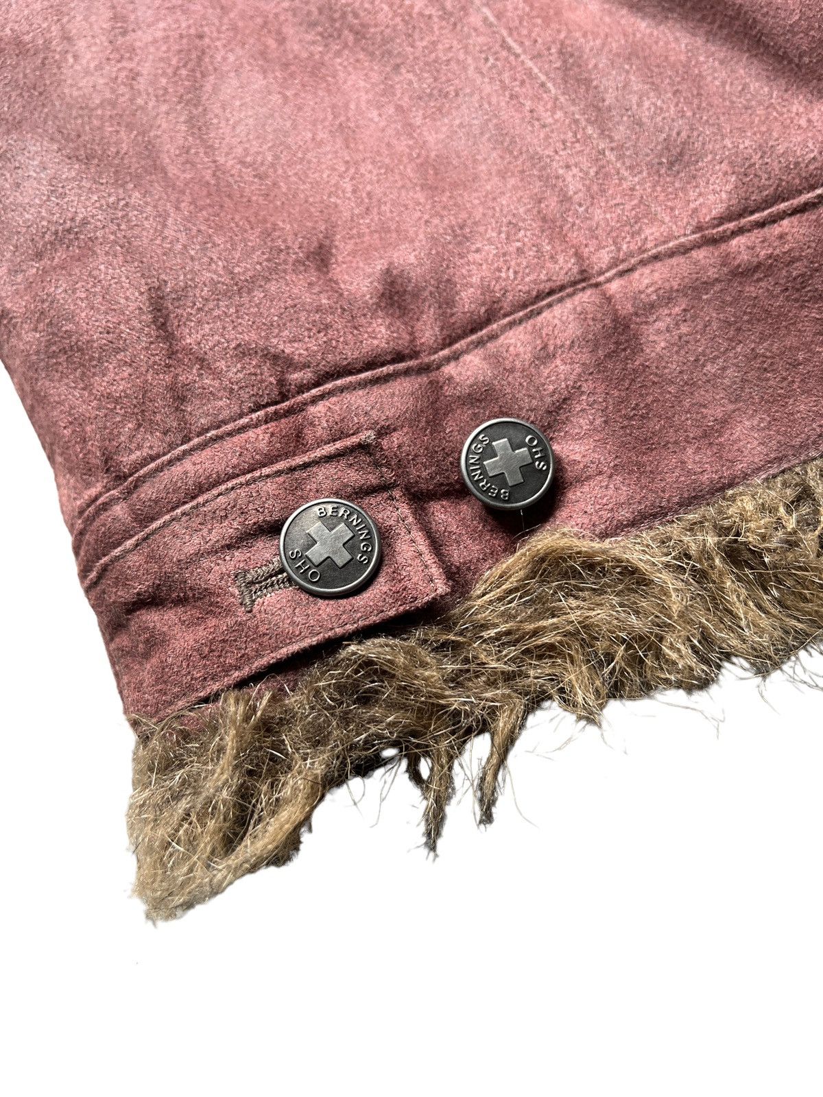 BERNINGS SHO Bernings Sho Faux Fur Mole Skin Trucker Jacket Size US L / EU 52-54 / 3 - 9 Thumbnail