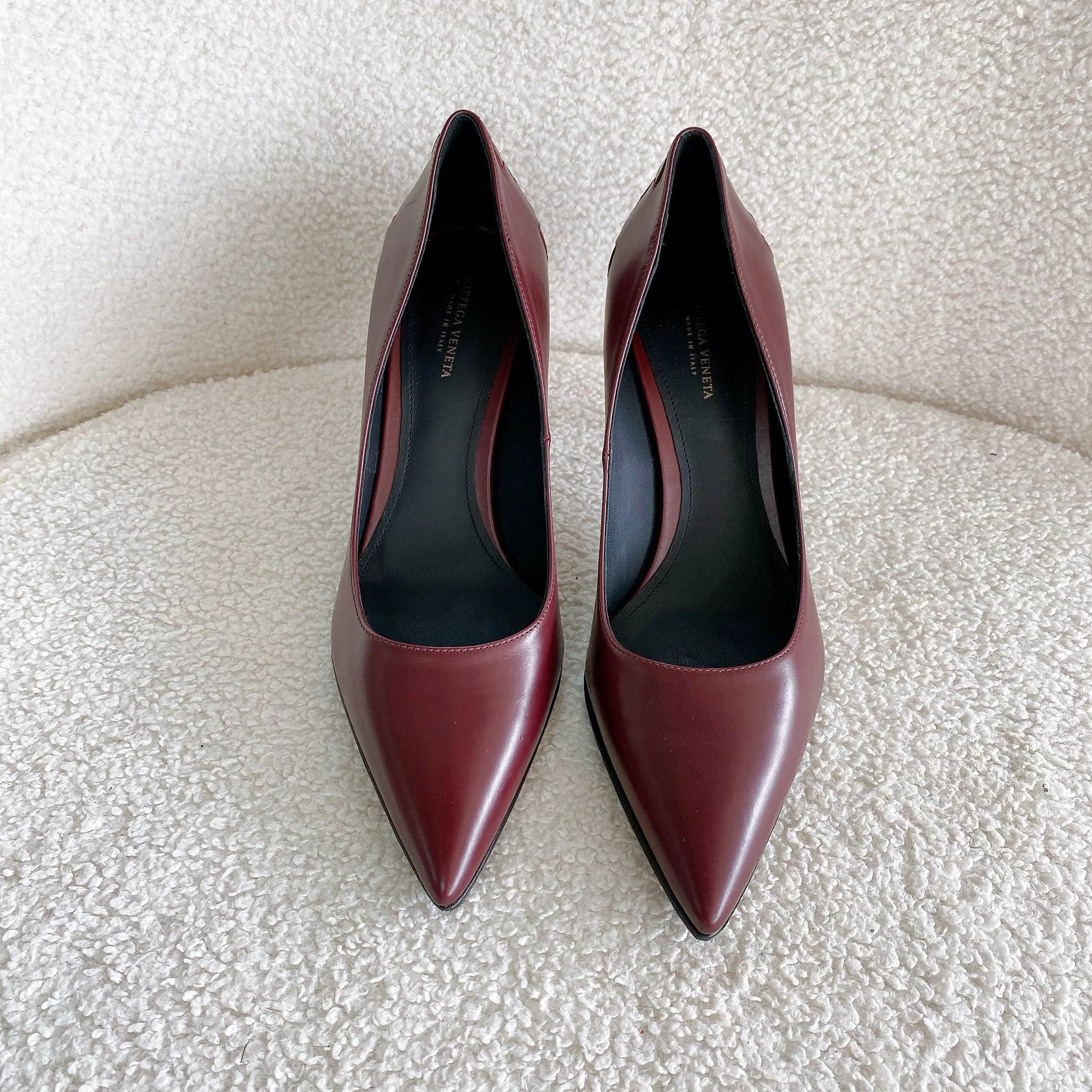 Bottega Veneta Bottega Veneta Crimson High Heels 36.5 Size US 6 / IT 36 - 2 Thumbnail