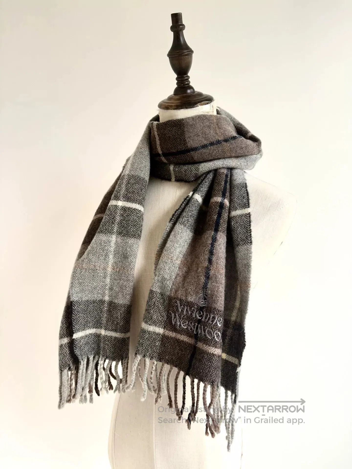 Vivienne Westwood Vivienne Westwood Houndstooth Scarf. Size ONE SIZE - 2 Thumbnail