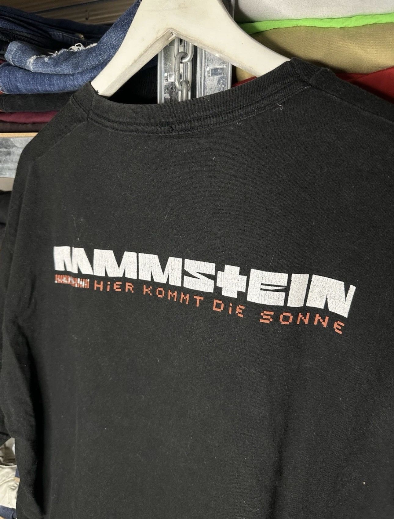 Other Vintage Rammstein Die Sonne Burn Over Print Shirt Band Tee Size US XL / EU 56 / 4 - 3 Thumbnail