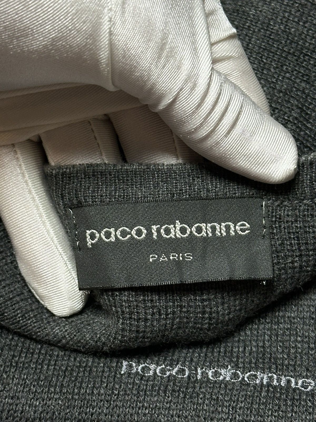 Vintage Vintage 90s Paco Rabanne Paris Wool Button Vest Size US M / EU 48-50 / 2 - 8 Thumbnail