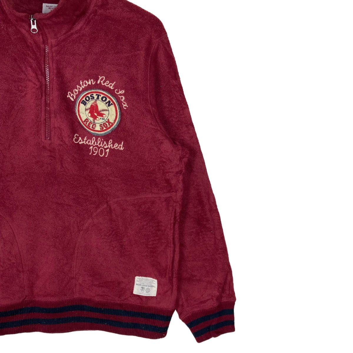 Uniqlo Major League Baseball X Uniqlo Quarter Zip Fleece Sweatshirt Size US XL / EU 56 / 4 - 5 Thumbnail