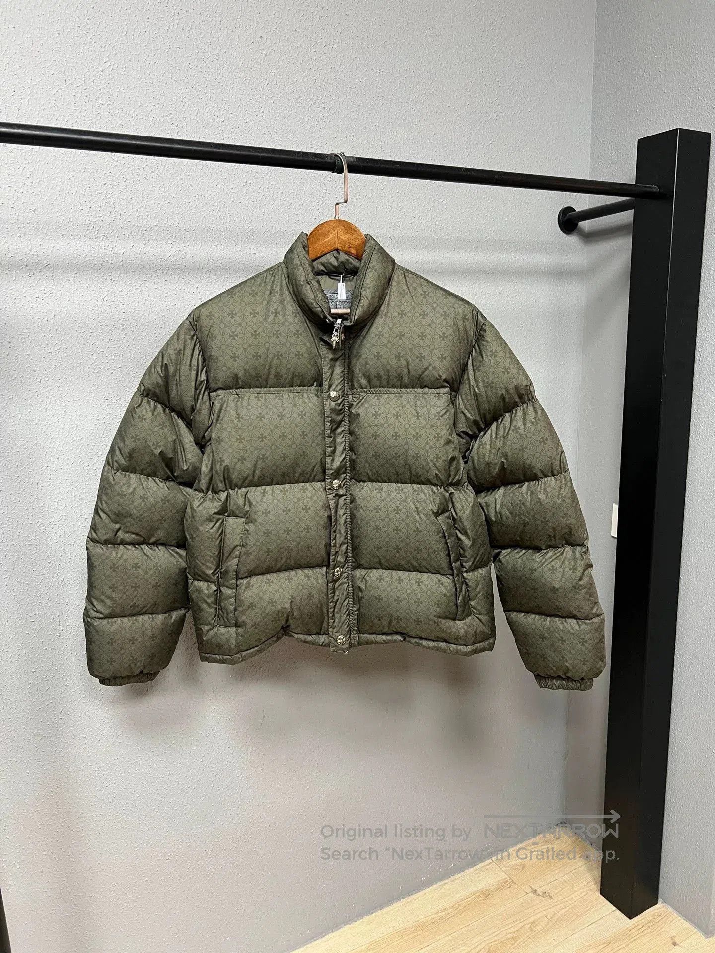 Chrome Hearts chrome hearts green printed puffer jacket. Size US M / EU 48-50 / 2 - 1 Thumbnail