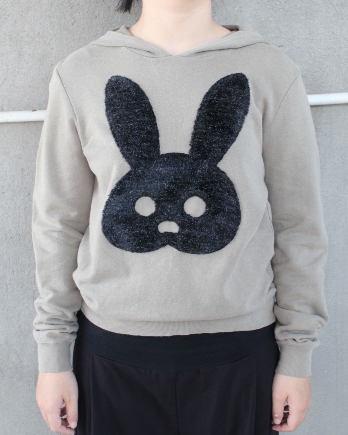 Ne-Net AW2008 NÉ-NET DESIGNED BY KAZUAKI TAKASHIMA RABBIT MASK HOOD Size M / US 6-8 / IT 42-44 - 6 Thumbnail