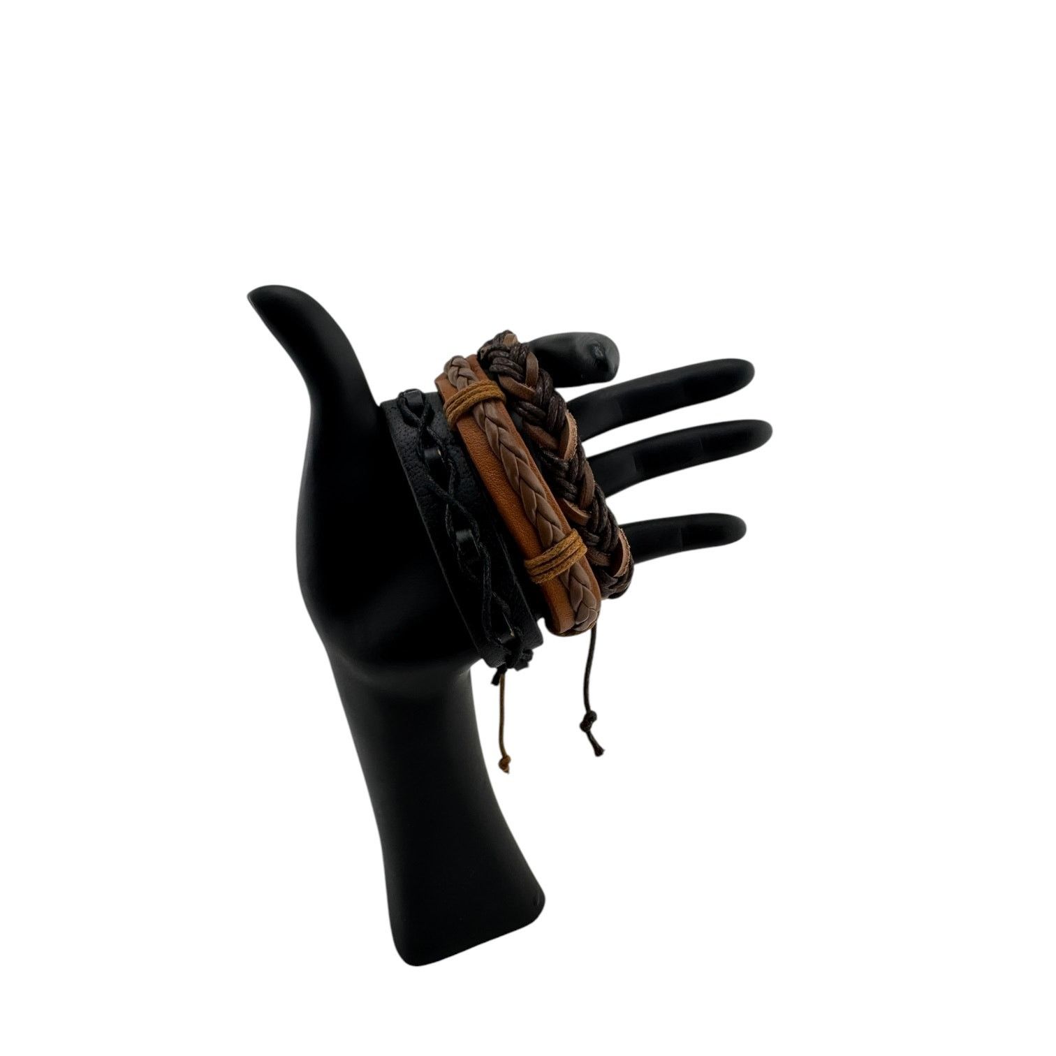 Other Trinity of Trouble: Handmade Leather Cuffs Wild & Wicked Size ONE SIZE - 3 Thumbnail