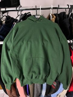 Vintage Hanes Blank Plain Hoodie Pullover Made In USA Forest Green  Colourway ( Freegift Vtg Sweatshirt Emerald Green ), Men's Fashion, Tops &  Sets, Hoodies on Carousell