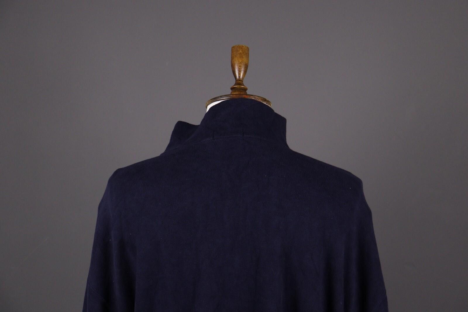 Polo Ralph Lauren Polo Ralph Lauren Blue 1/4 Zip Knit Sweater Size 4XB BIG Size US M / EU 48-50 / 2 - 8 Thumbnail