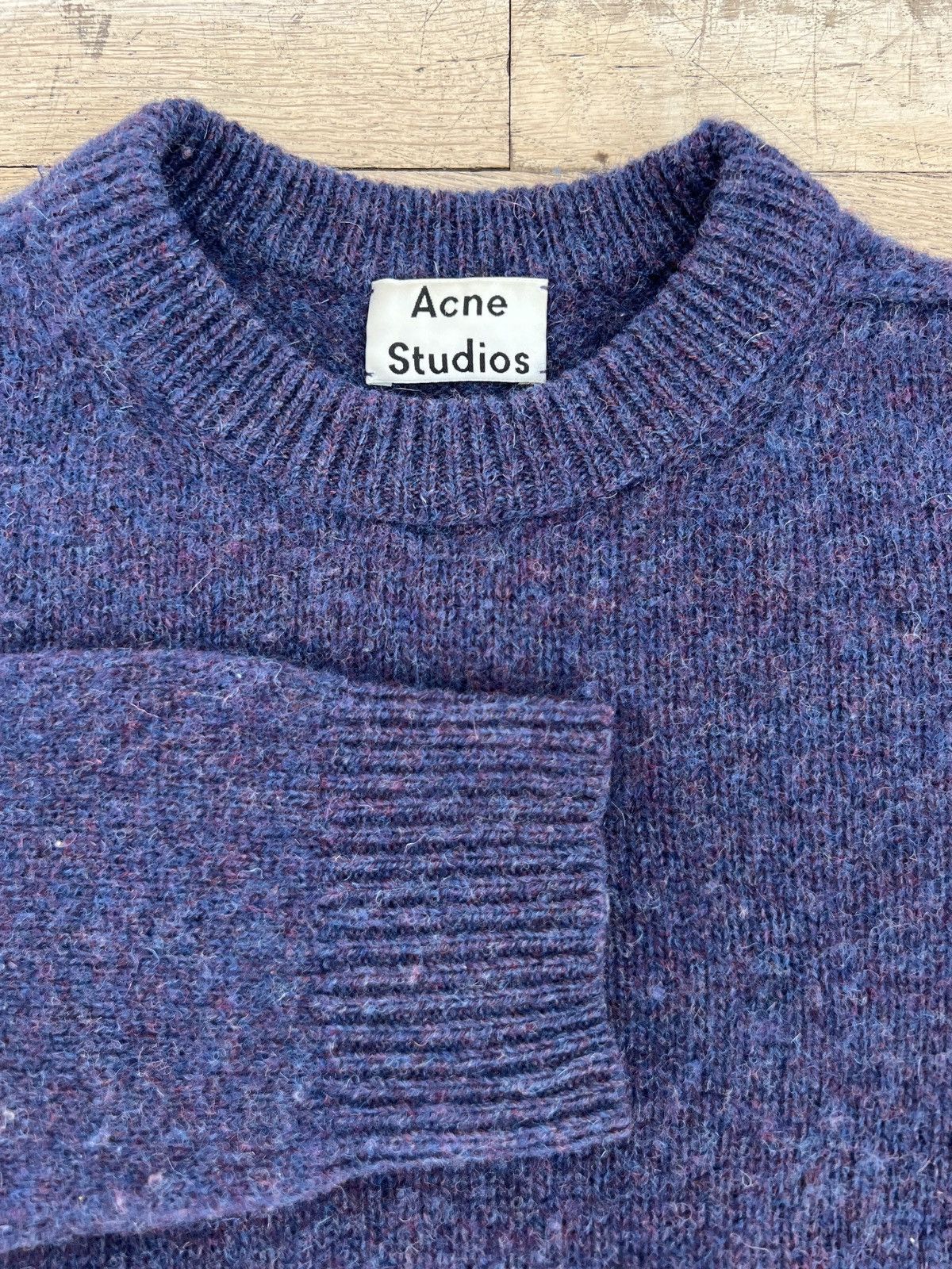 image of Acne Studios Kai Sweater in Purple, Men's (Size Medium)