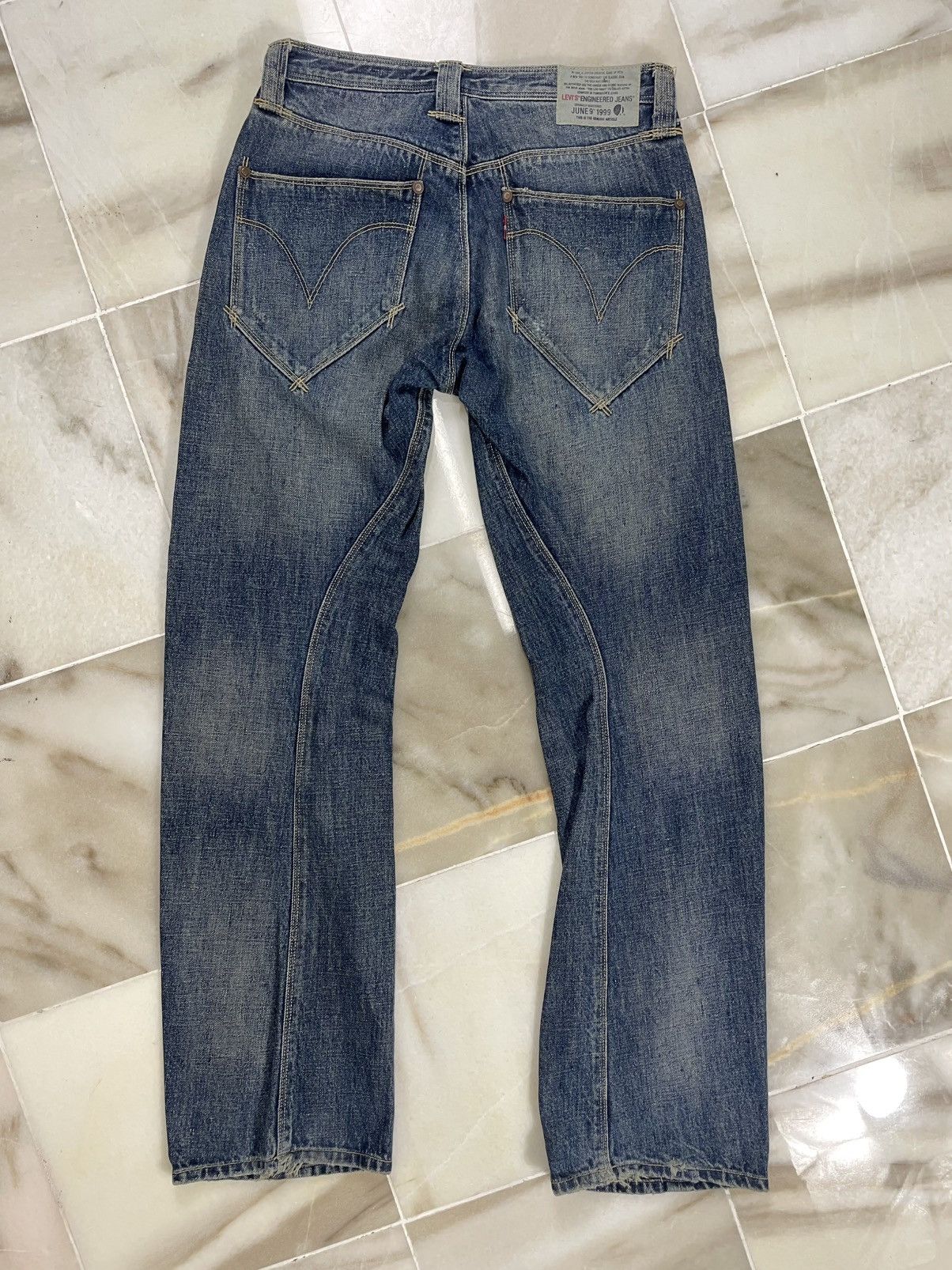 Levi's Vintage Levis Engineered Jeans Takuya Kimura Size US 30 / EU 46 - 4 Thumbnail