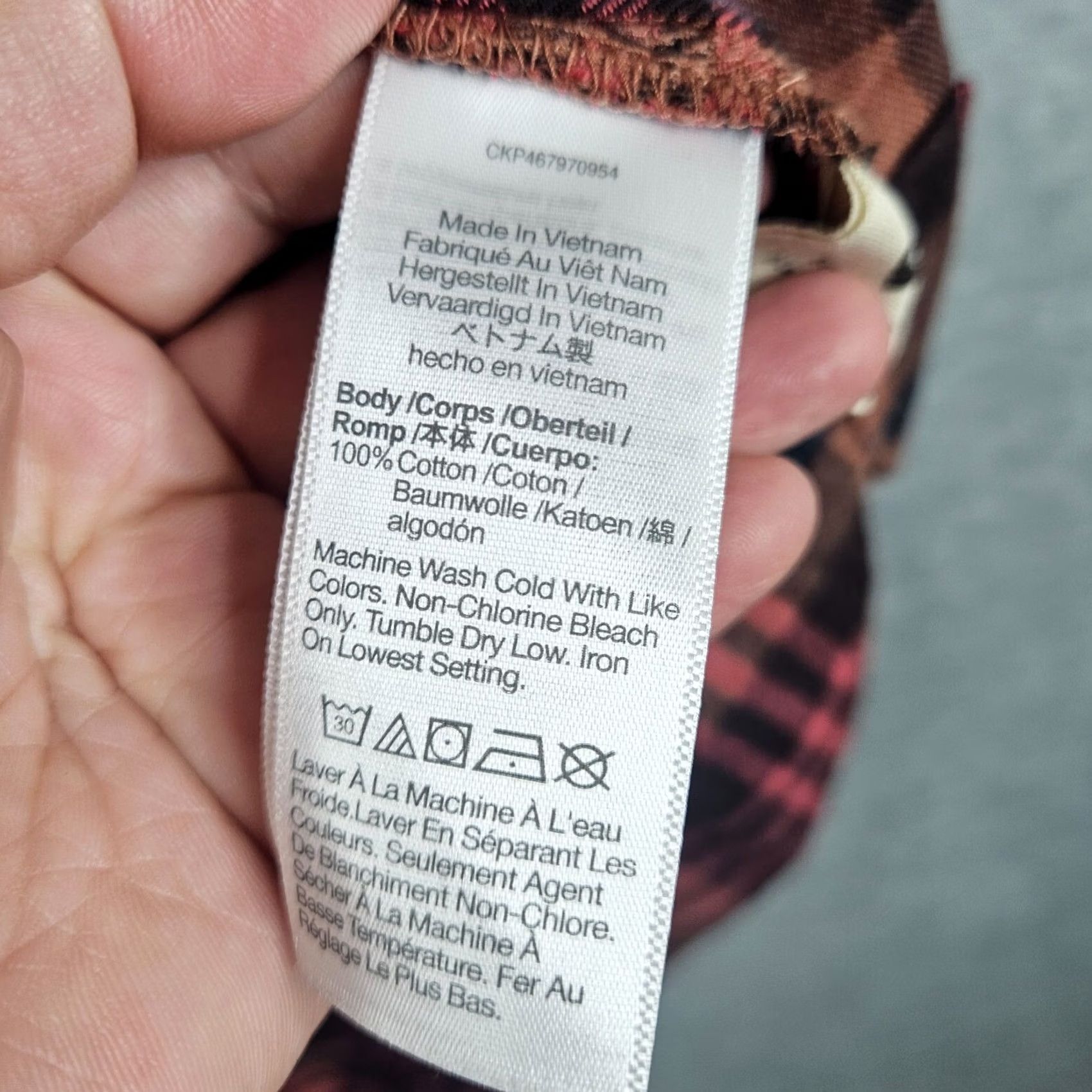 Madewell Madewell Button-Up Cropped Plaid Shirt Multicolor Long Sleeve Size M Womens Size M / US 6-8 / IT 42-44 - 5 Thumbnail