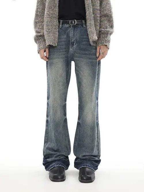 VIBE bootcut flared grunge washed jeans Size US 30 / EU 46 - 2 Thumbnail