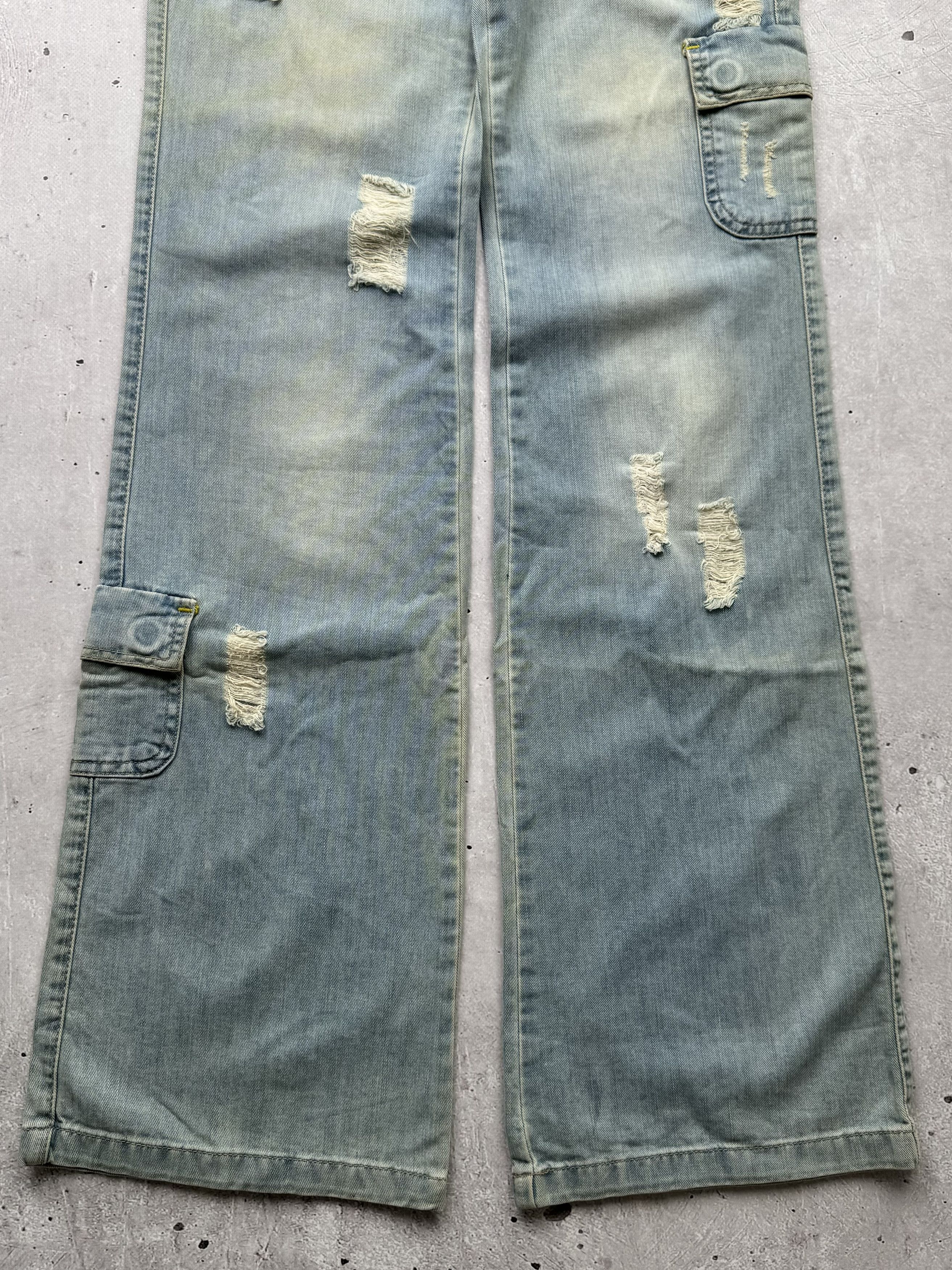 Vintage Vintage Flared Jeans Size 27" / US 4 / IT 40 - 3 Thumbnail