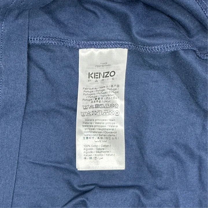Kenzo KENZO Embroidered Logo Graphic Tee for Men -2507 Size US M / EU 48-50 / 2 - 3 Thumbnail