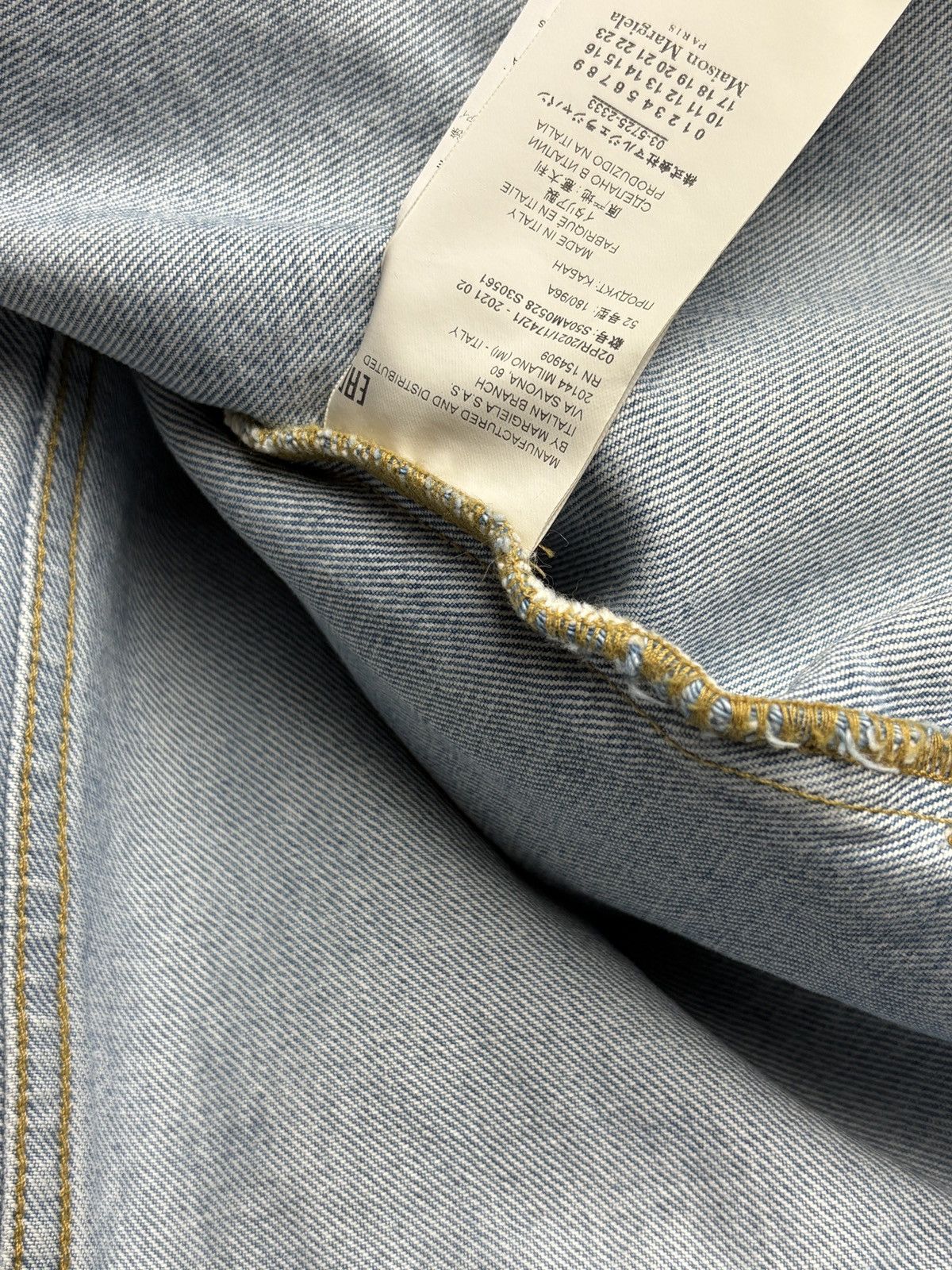 Maison Margiela Maison Margiela Bianchetto denim jacket Size US L / EU 52-54 / 3 - 3 Thumbnail
