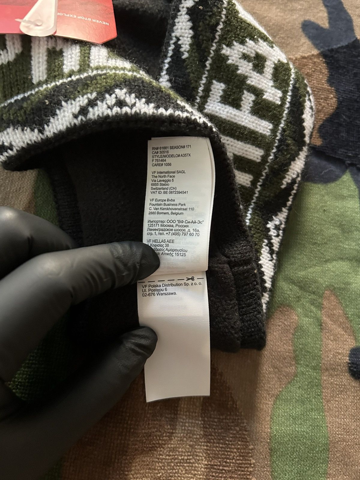Supreme × The North Face Supreme The North Face Trans Antarctica Expedition Headband Size ONE SIZE - 10 Thumbnail