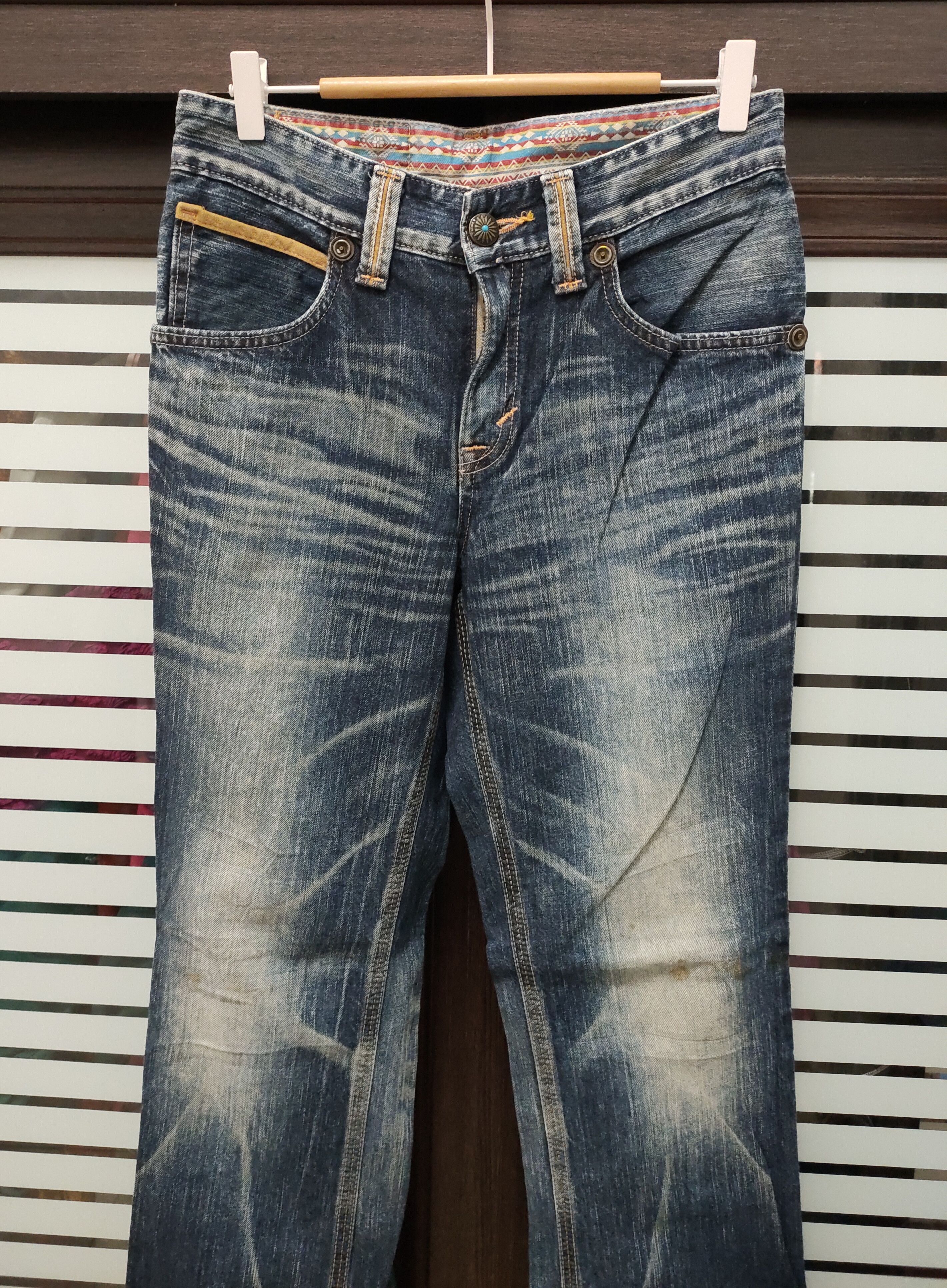 Japanese Brand 💥 Sick Flared Edwin XV Exclusive Vintage Jeans 💥 Size US 30 / EU 46 - 4 Thumbnail