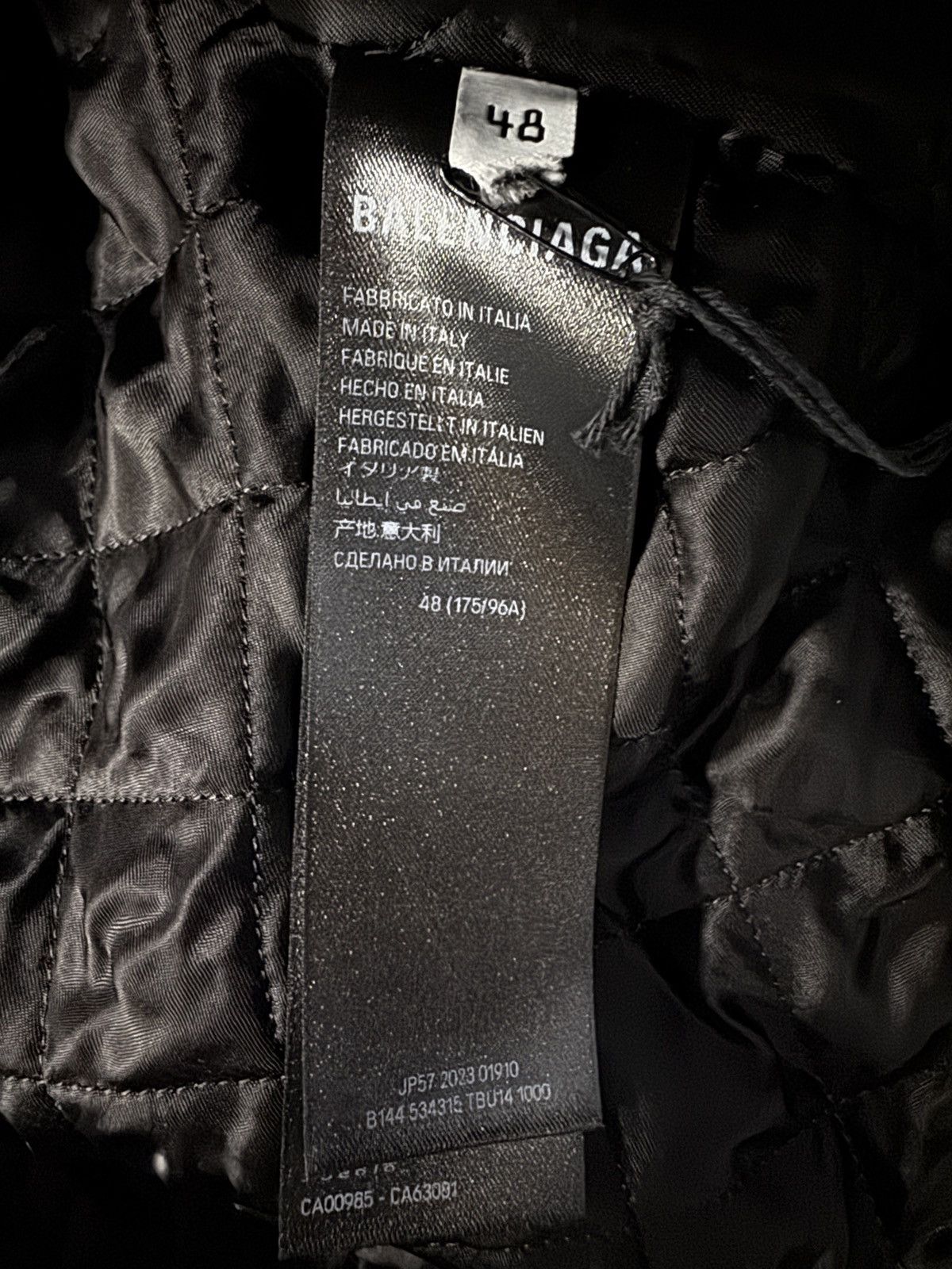 Balenciaga Balenciaga zip-up logo jacket wool Size US M / EU 48-50 / 2 - 3 Thumbnail