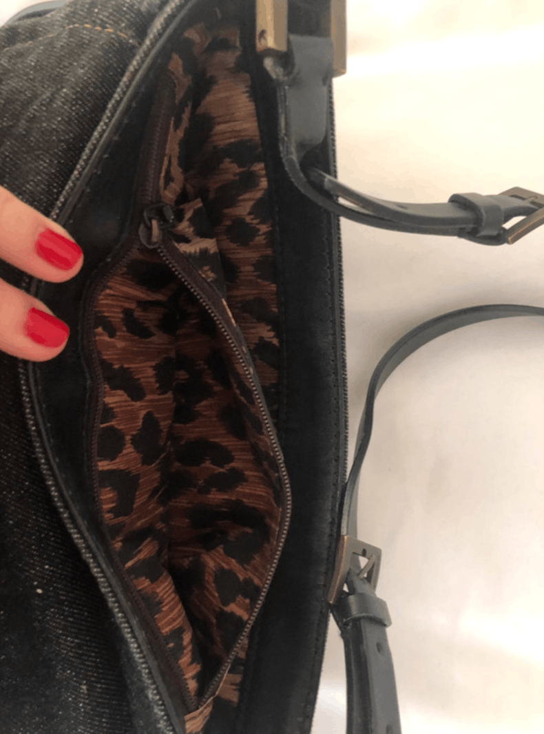Dolce & Gabbana × Vintage Dolce Gabbana Bag Shoulder Purse Denim Small Vintage Size ONE SIZE - 5 Thumbnail