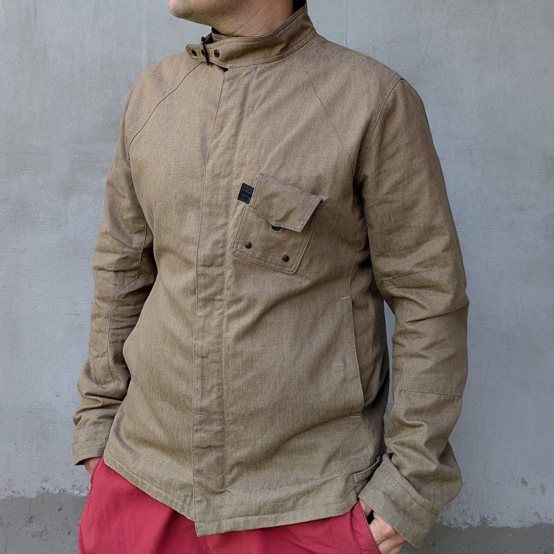 G-Star G-Star RAW COMIC OVERSHIRT Men's Fitted Light Brown Jacke Size US L / EU 52-54 / 3 - 2 Thumbnail