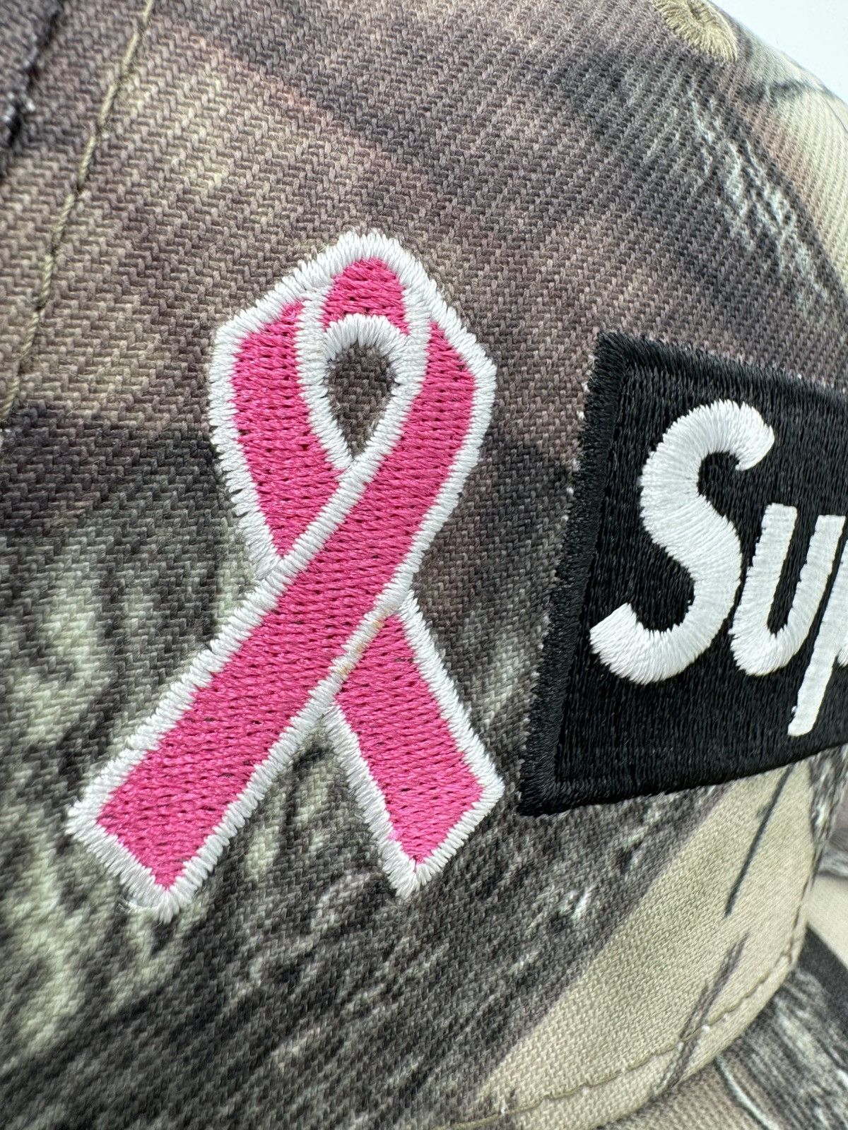 Supreme Supreme Breast Cancer Awareness Box Logo New Era Fall Camo Size ONE SIZE - 10 Thumbnail