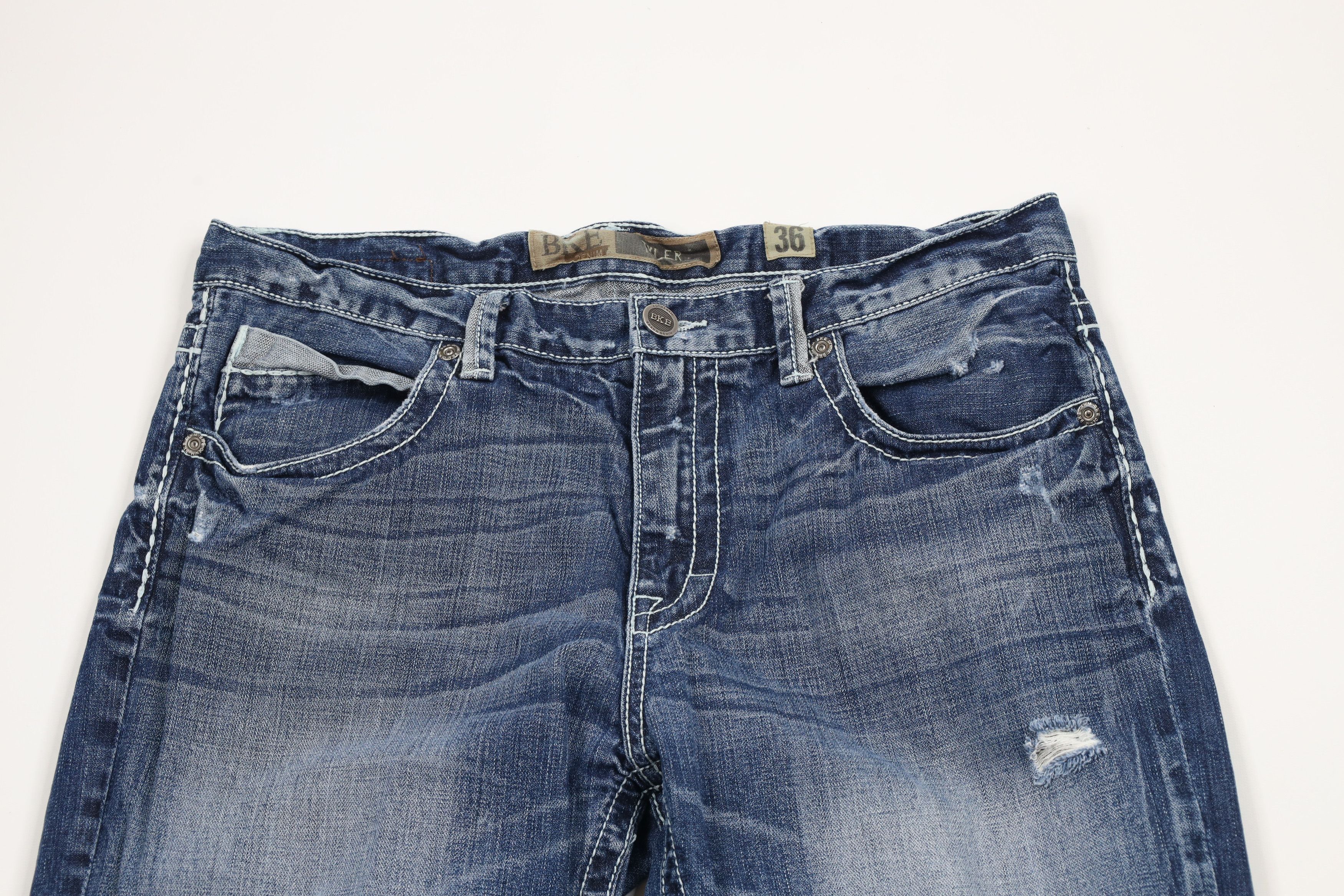 BKE × Vintage Buckle BKE Stitch Tyler Bootcut Flared Denim Jeans Blue Size US 36 / EU 52 - 2 Thumbnail