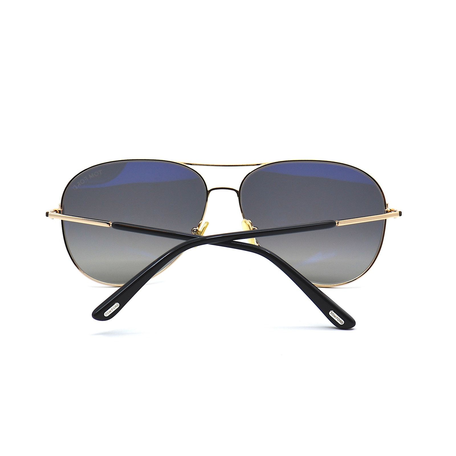 Tom Ford TOM FORD TF823/S 28D CLARK GOLD GREY POLARIZED SUNGLASSES Size ONE SIZE - 7 Thumbnail