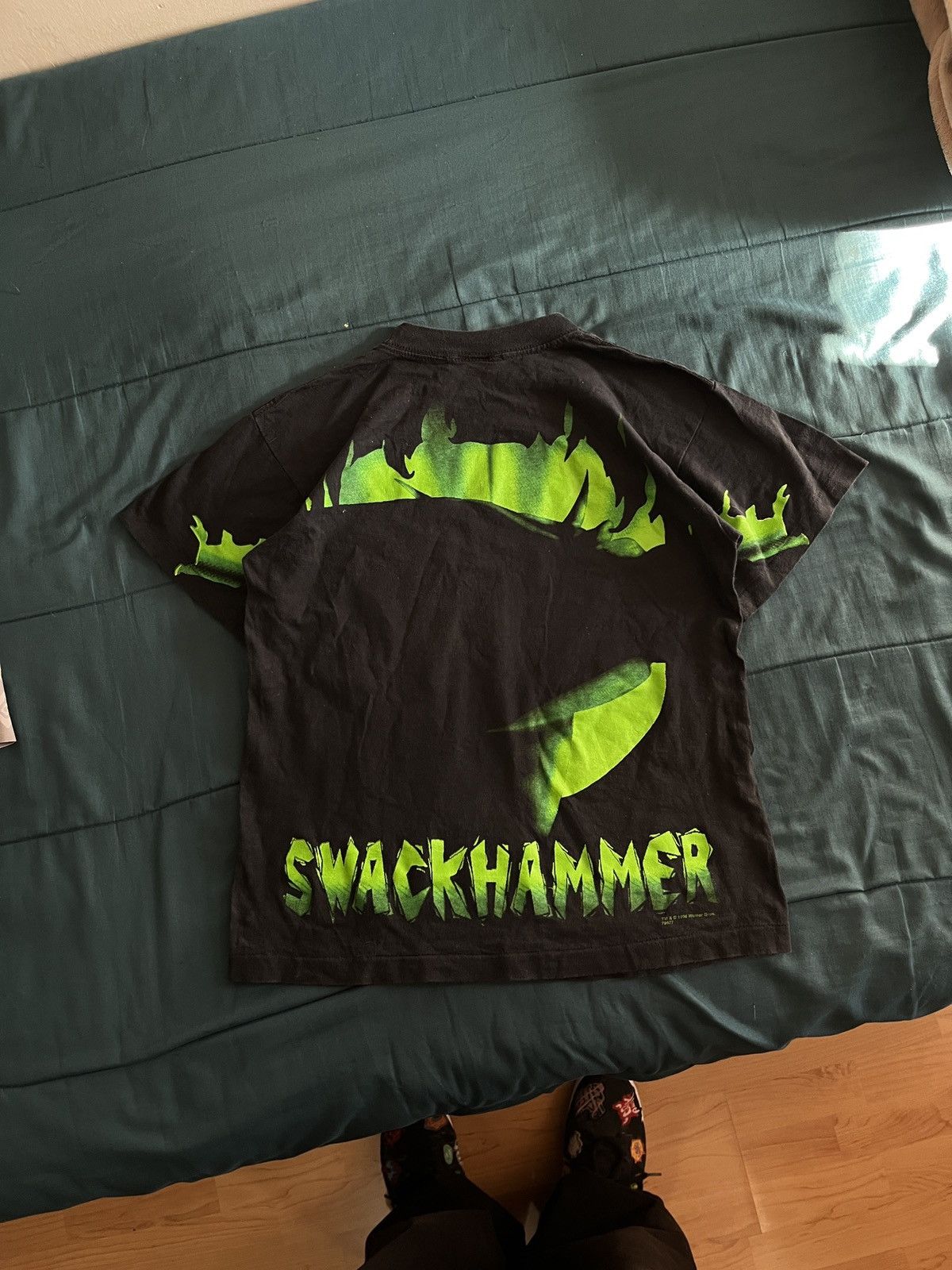 Vintage 1996” SwackHammer Space Jam AOP Print Green Warner Bros Size US S / EU 44-46 / 1 - 4 Thumbnail