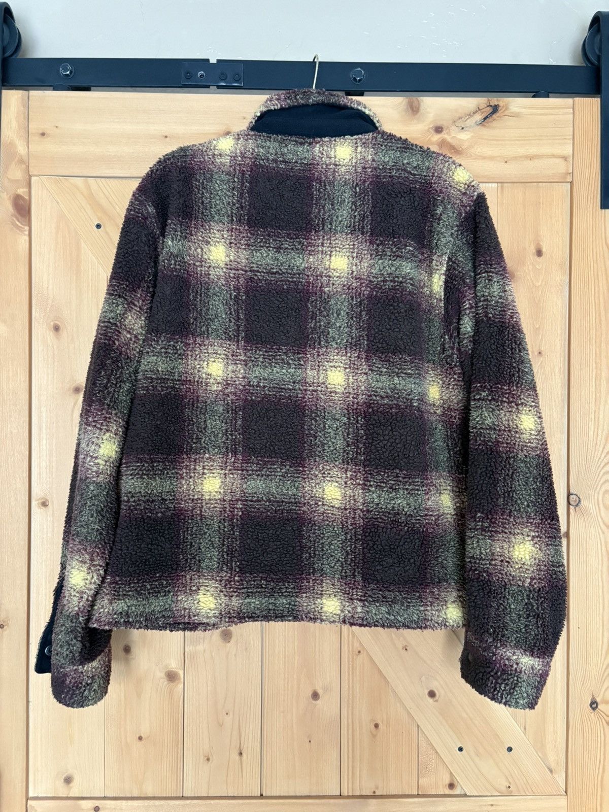 Stussy Shadow Plaid Sherpa Zip Size US M / EU 48-50 / 2 - 2 Thumbnail