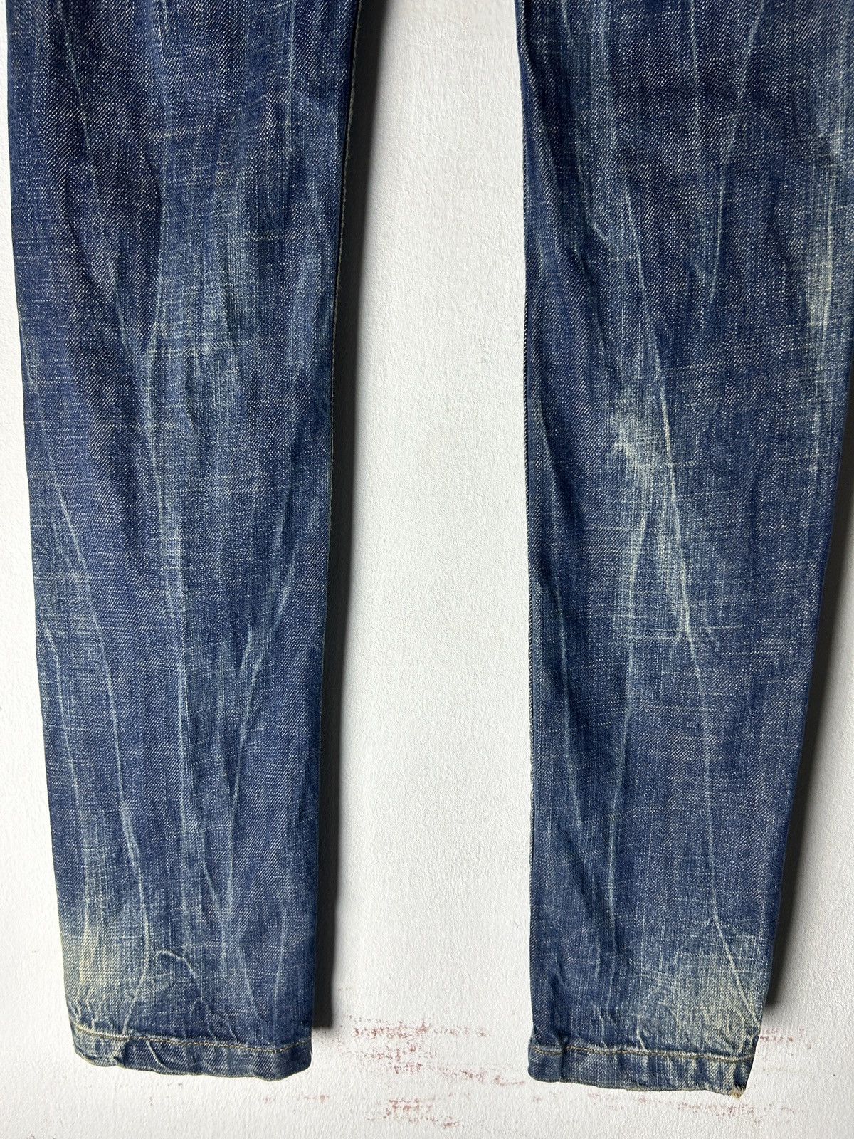 Japanese Brand Distressed Lolita Jeans Concert Club Embroidery Pocket Size 28" / US 6 / IT 42 - 2 Thumbnail