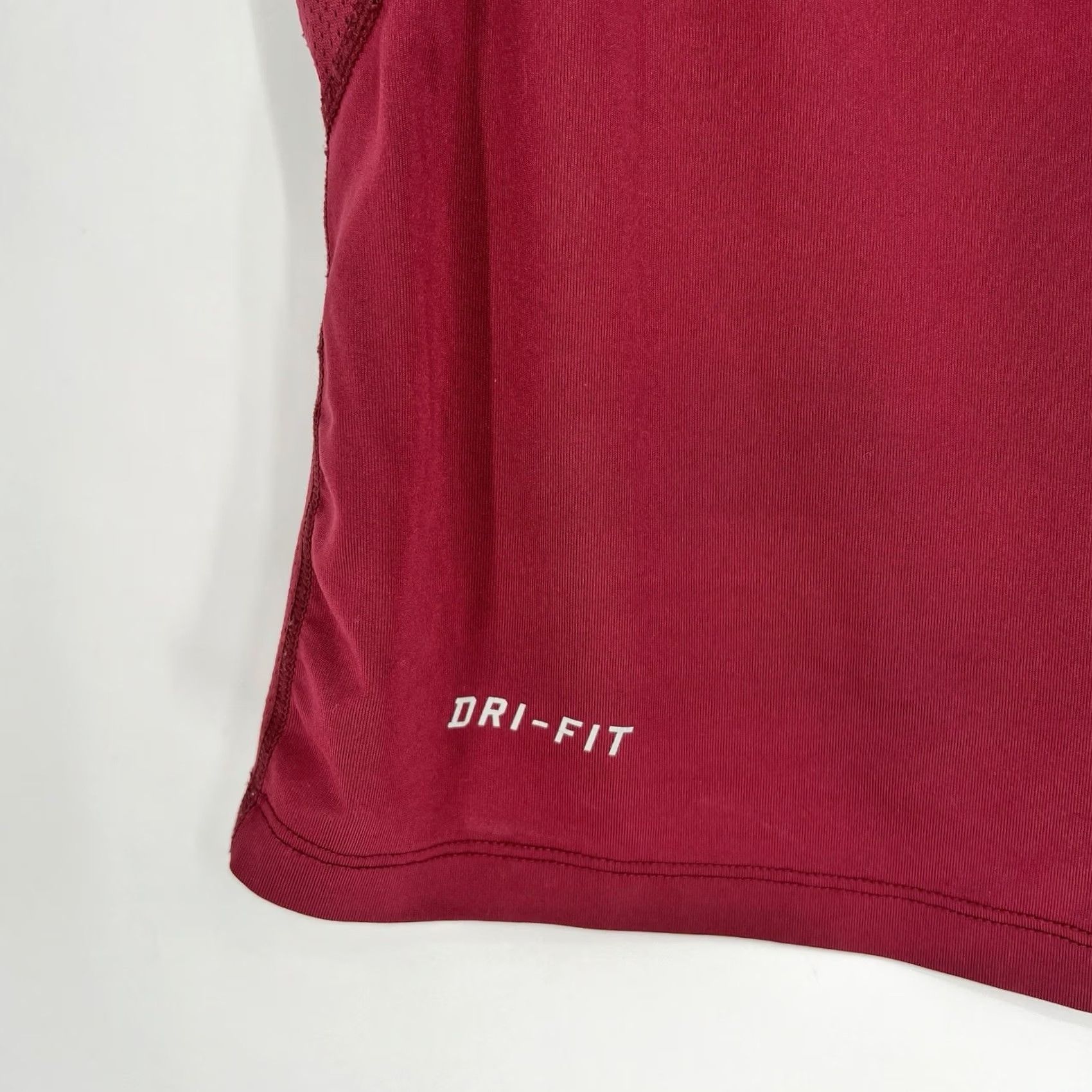 Nike Nike Pro Combat Dri-Fit Fitted Compression T-Shirt Men L Burgundy Red Nike Logo Crew Neck Short Sleeve Sports Activewear Size US L / EU 52-54 / 3 - 3 Thumbnail