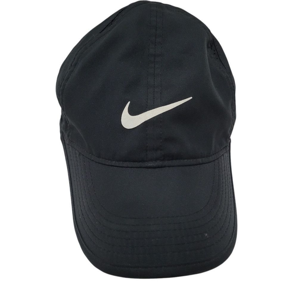 Nike Nike FeatherLight Dri-Fit Hat Cap Black Toddler Tennis O/S Size ONE SIZE - 4 Thumbnail