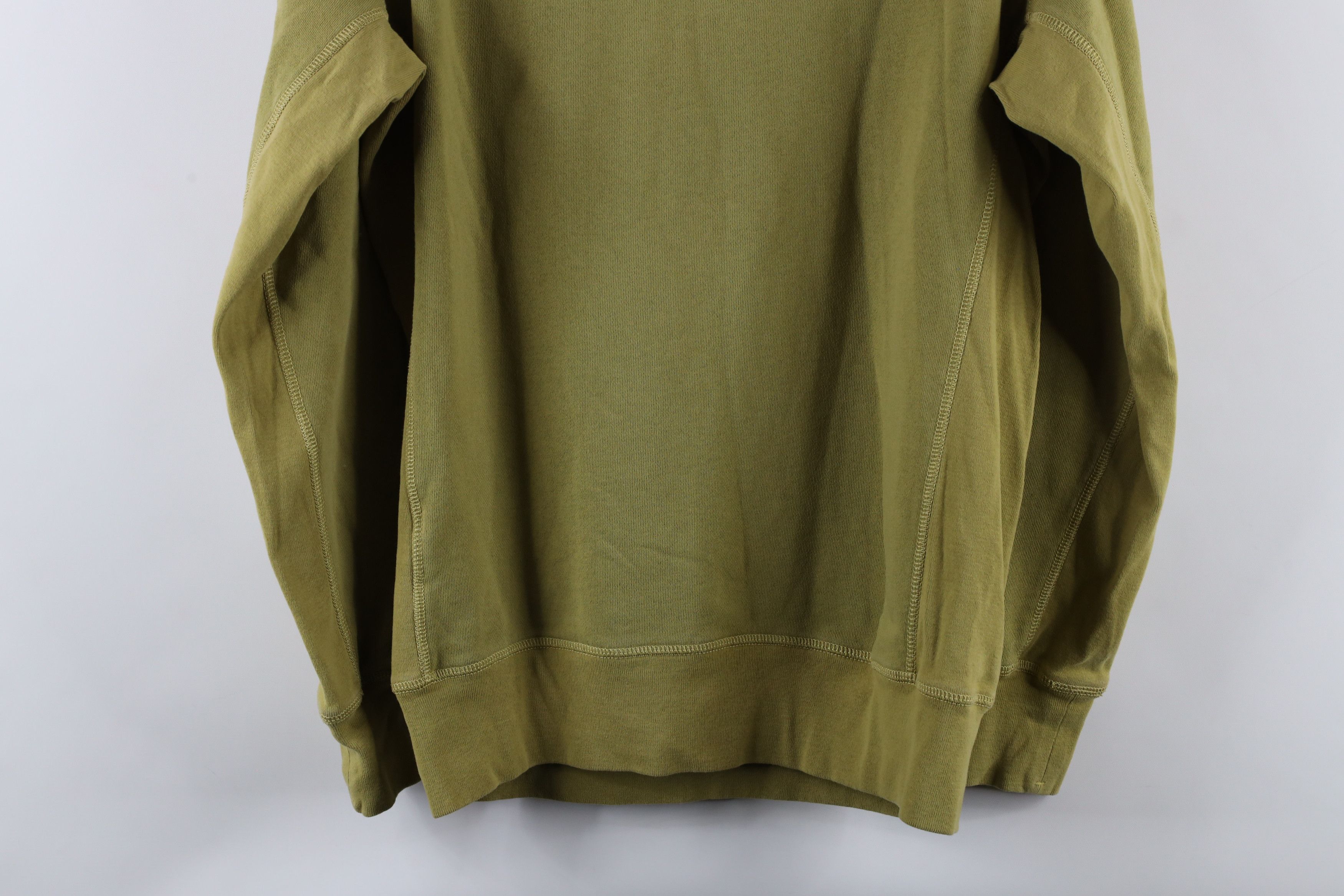 Stone Island × Vintage Stone Island French Terry Crewneck Sweatshirt Light Green Size US L / EU 52-54 / 3 - 9 Thumbnail