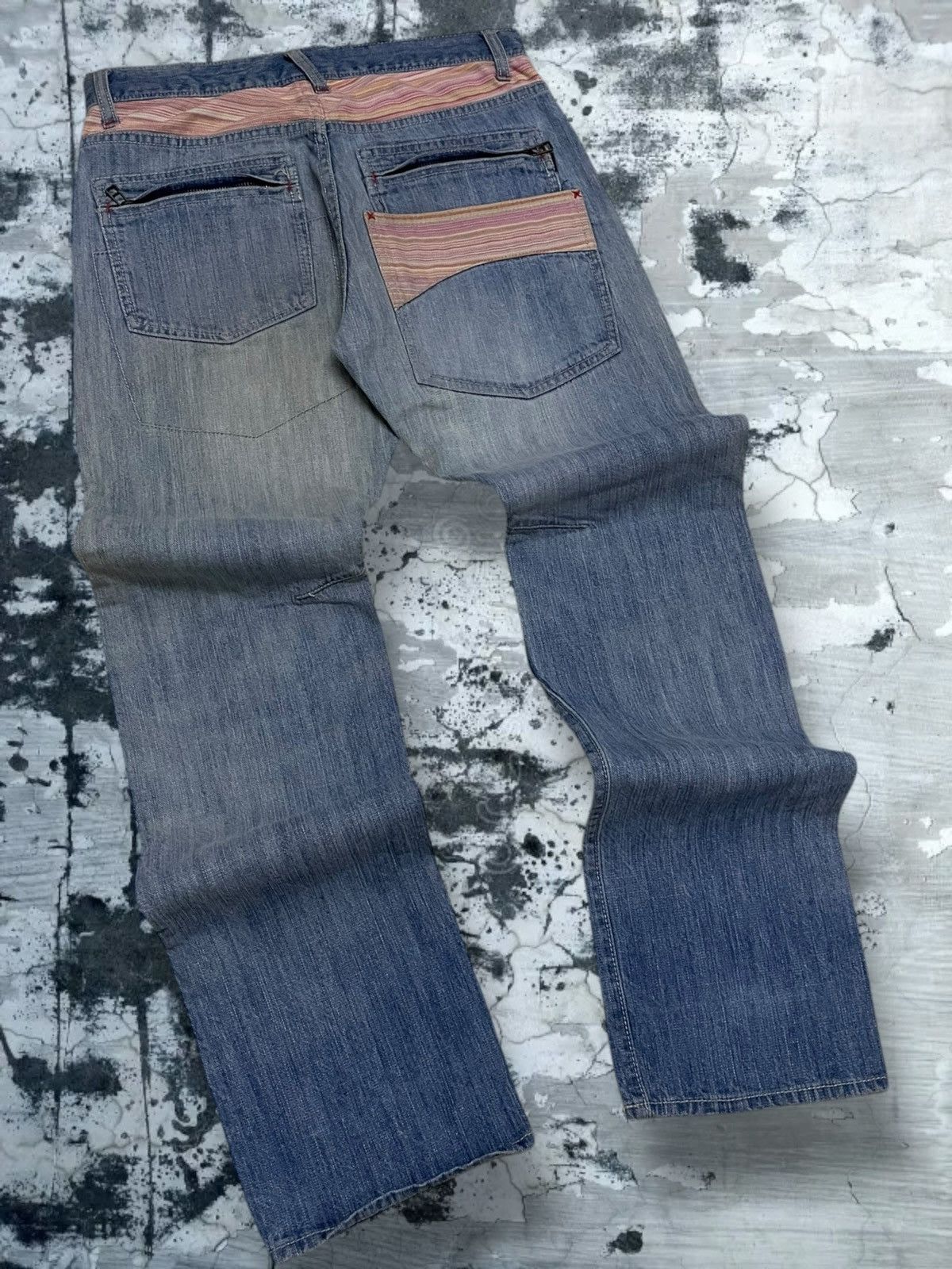 Japanese Brand Vintage 1990s Japan Designer Wild Khakis Engineered Denim Size US 30 / EU 46 - 9 Thumbnail