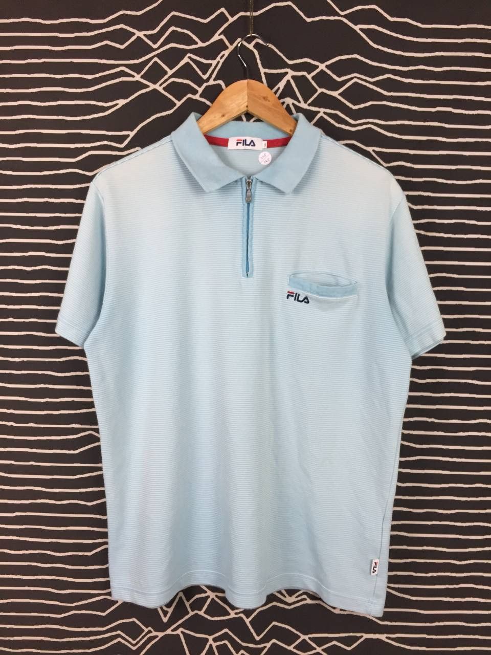 Fila × Vintage FILA Sportswear Lifestyle Fashion Brand 1/4 Zipper Polo Tee Size US XL / EU 56 / 4 - 2 Thumbnail