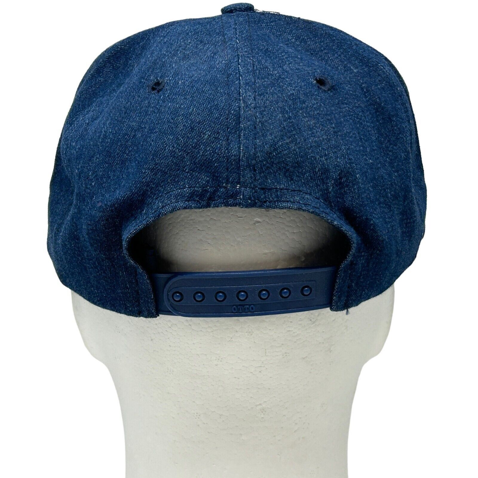 Otto Vintage 90s Hardie Riders Hat Baseball Cap Biker Blue Size ONE SIZE - 3 Thumbnail