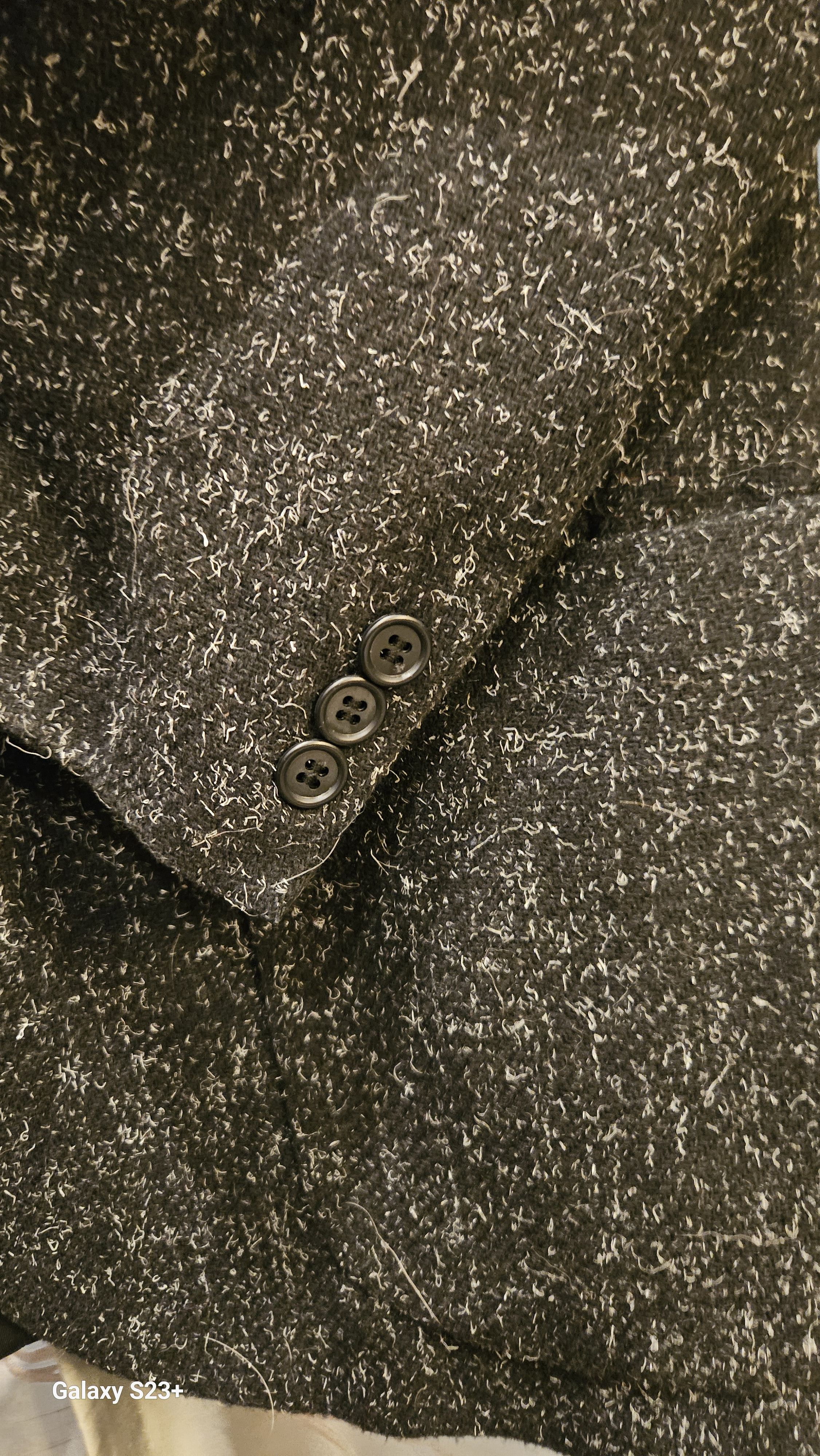 Black with Gray Flecks- Blazer Sz. 40 R Von Furstenberg