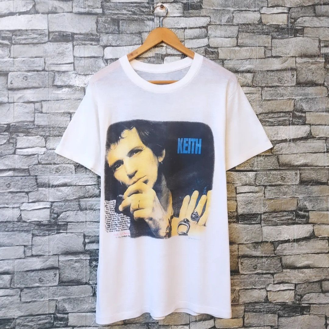 Band Tees 🔥RARE🔥Vintage 80s Keith Richards Tour 1988 Tshirt Size US M / EU 48-50 / 2 - 1 Thumbnail