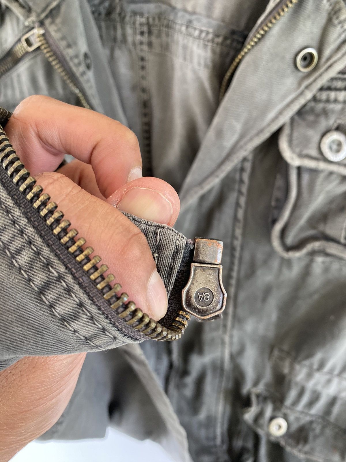 Japanese Brand × Vintage ✅️Vintage Cargo Jacket Pocket Mens Military Style Size US L / EU 52-54 / 3 - 11 Thumbnail