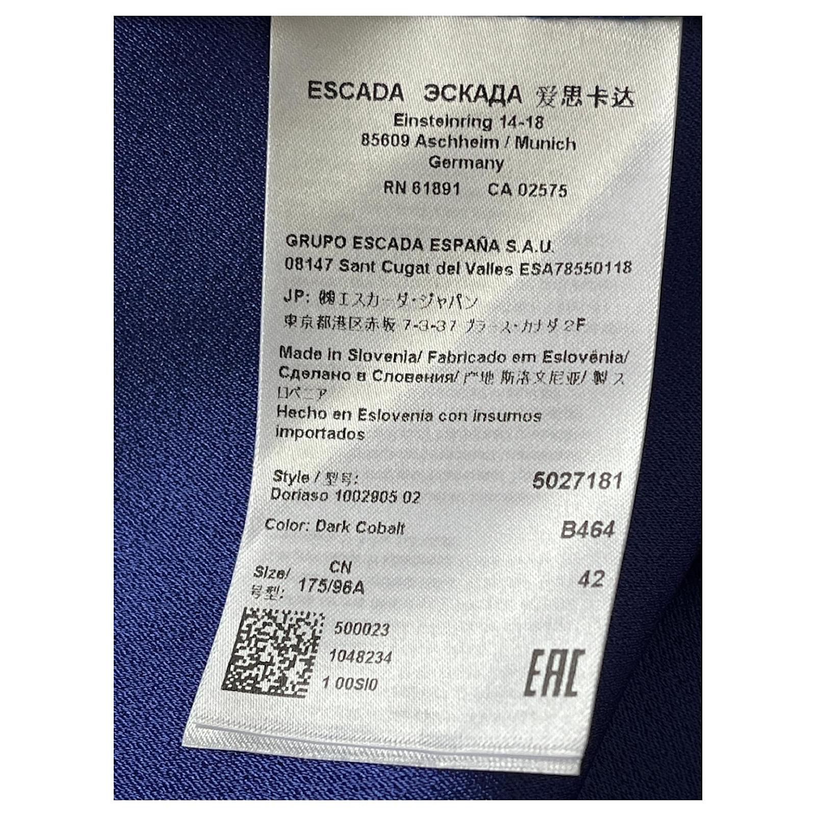 Escada Escada Doriosa cape dress Size L / US 10 / IT 46 - 6 Thumbnail