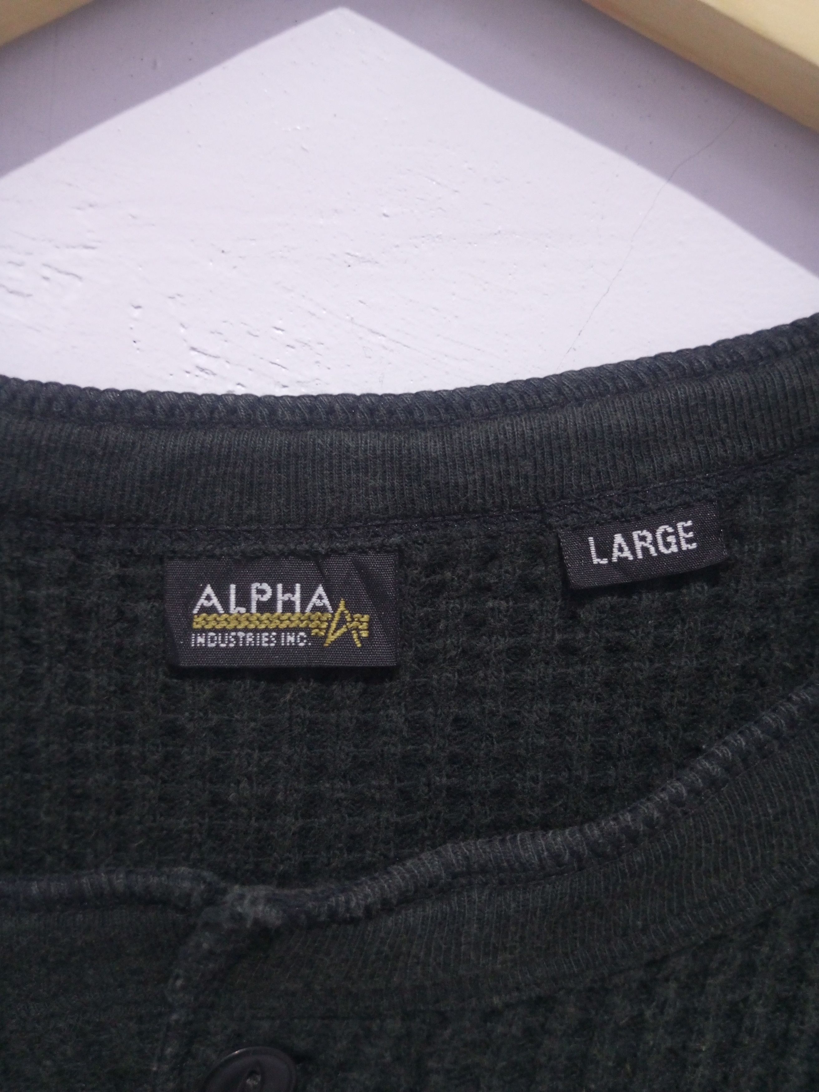 Alpha Industries Vintage Alpha industries waffle us army shirt Size M / US 6-8 / IT 42-44 - 12 Thumbnail